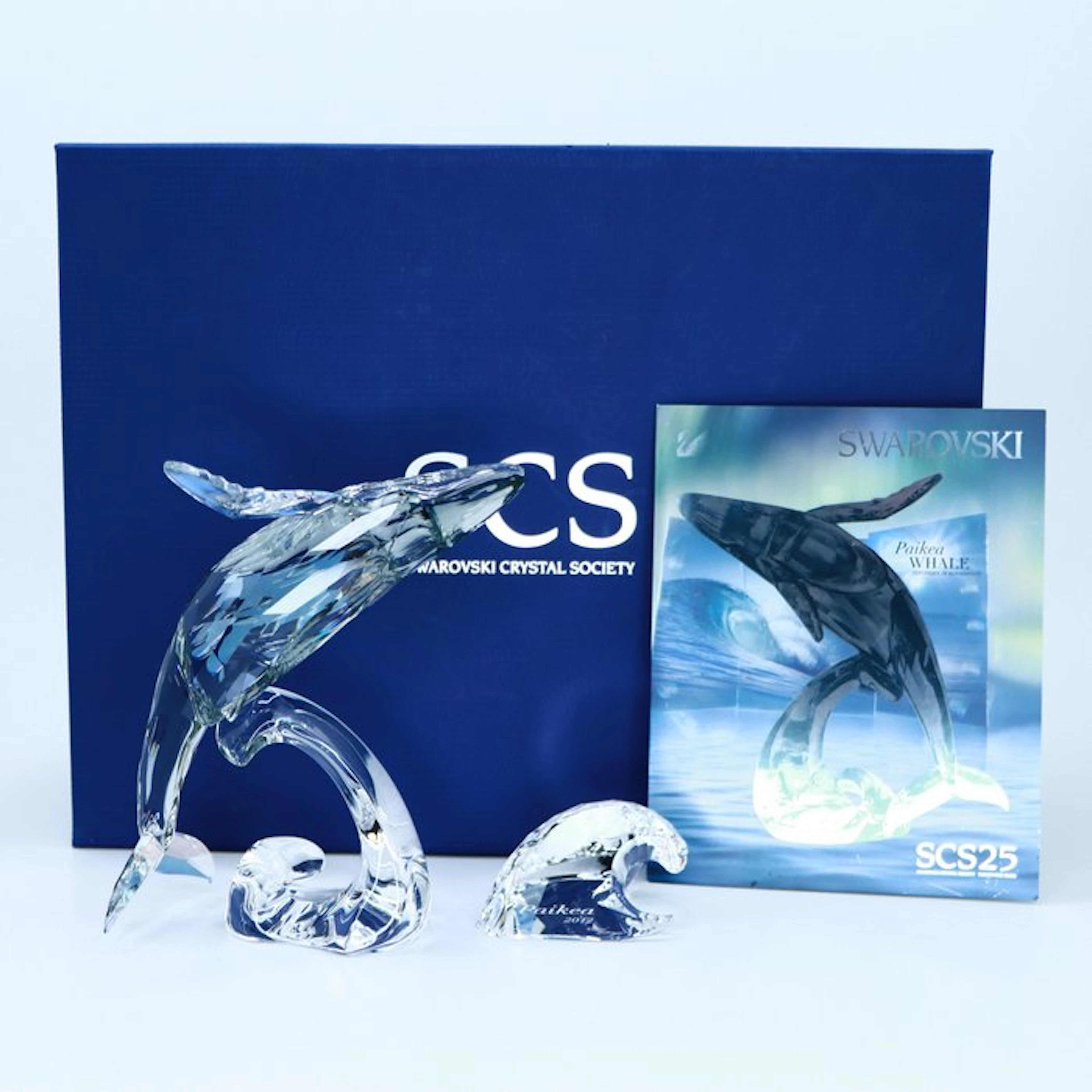 Figure - Swarovski - Walvis Paikea 2012 (Boxed + certificate) - Crystal