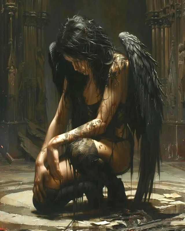 CREATIVE_HUB - Dark gothic sensual Angel