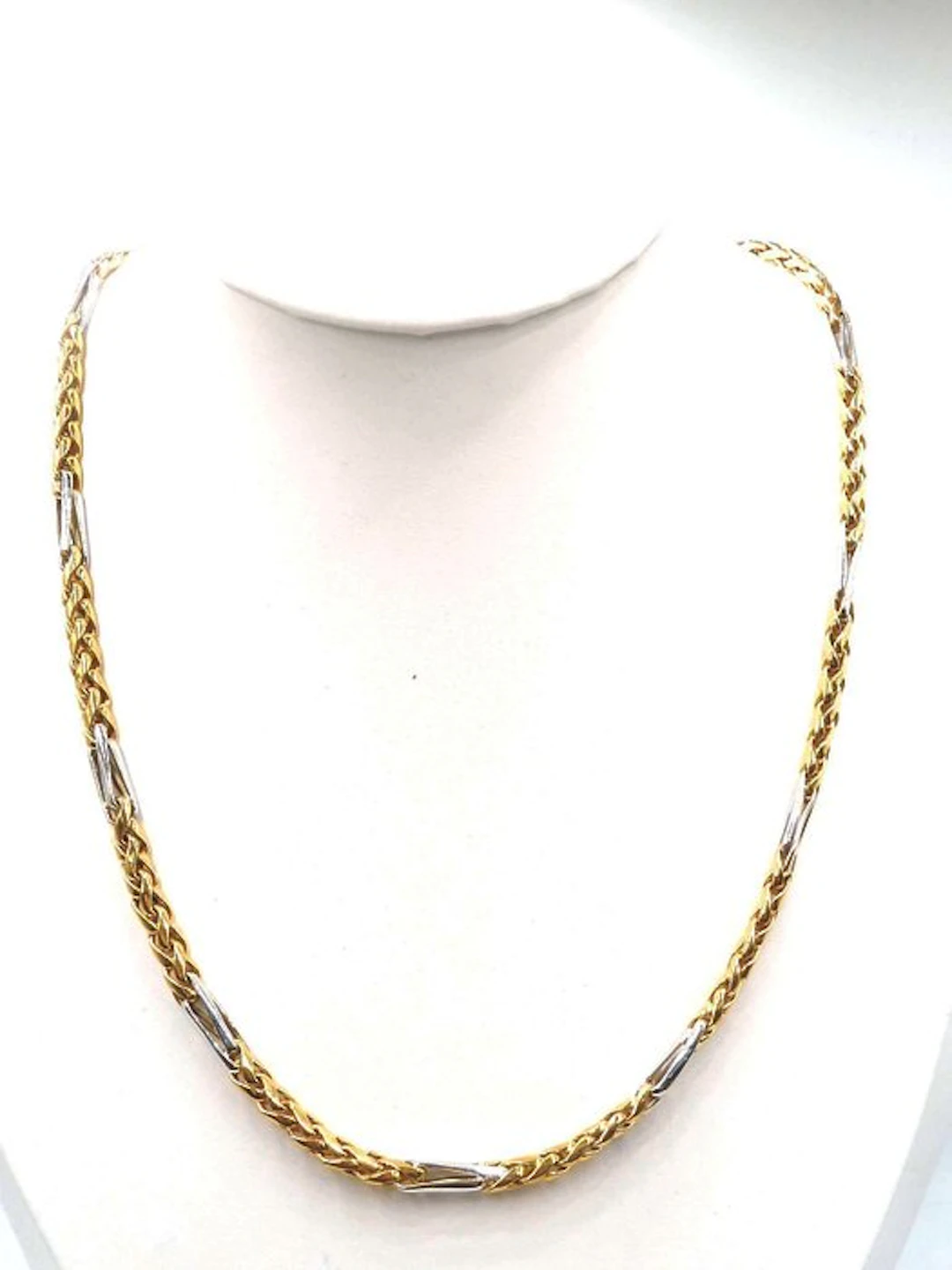 Necklace - 18 kt. Yellow gold, White gold