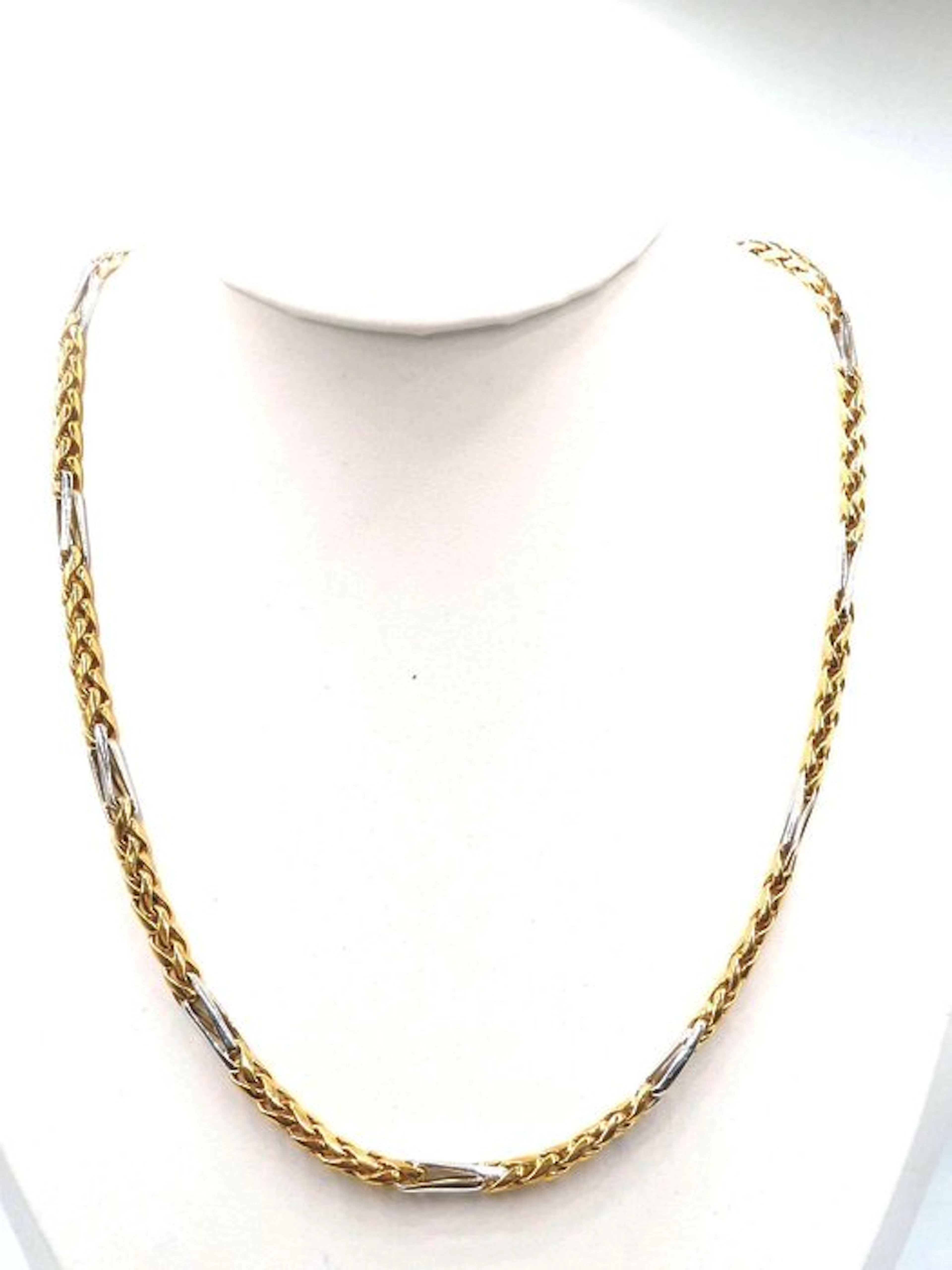 Necklace - 18 kt. Yellow gold, White gold