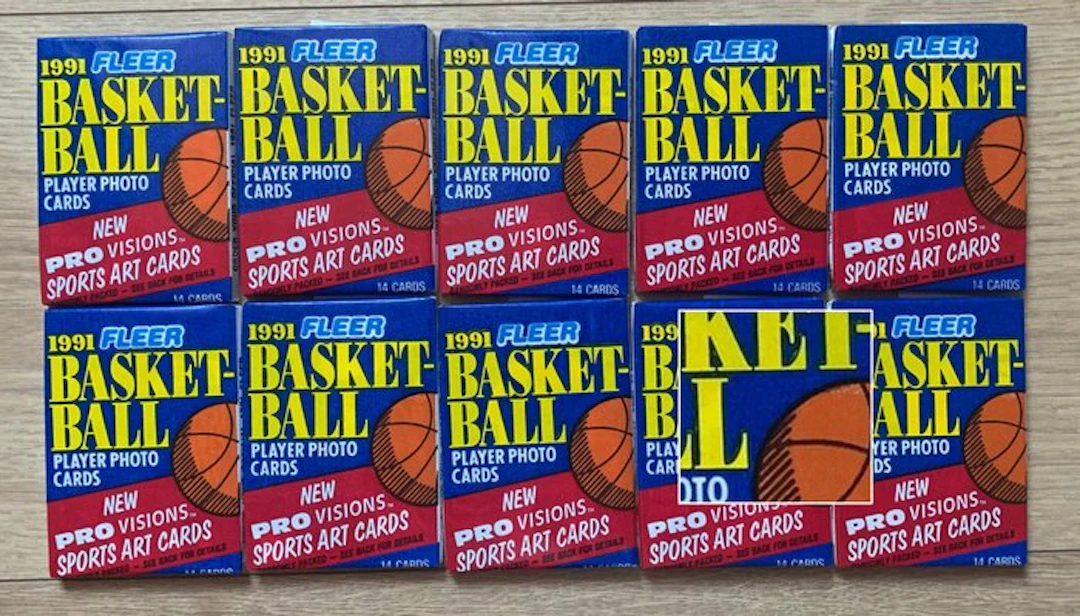 1991 Fleer Michael Jordan - 10 Pack - Excellent (EX)
