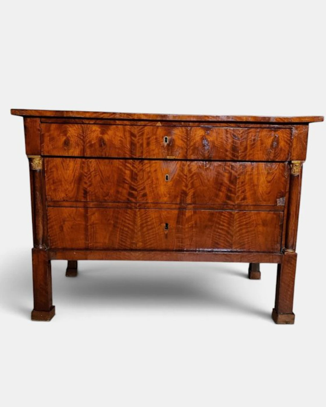 Chest of drawers - Mahogany - Empire Commode