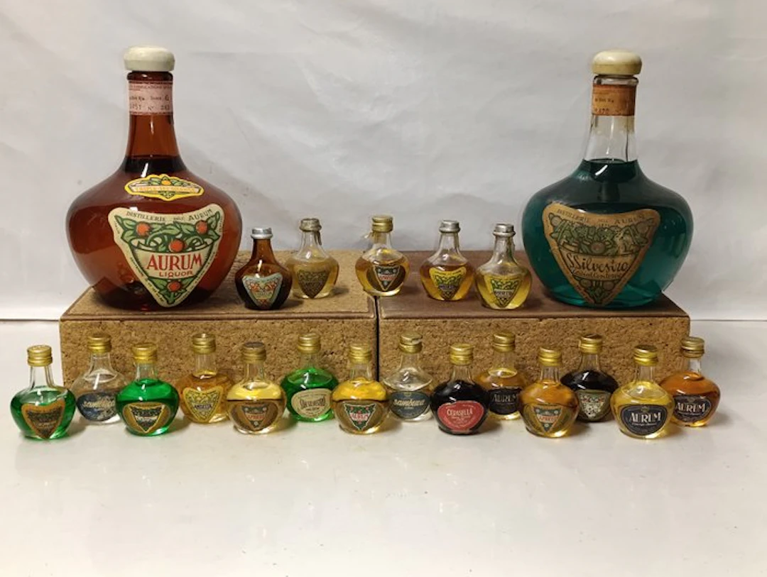 Aurum - Collection - b. 1950s to 1970s - 75cl, 2.5cl - 21 bottles