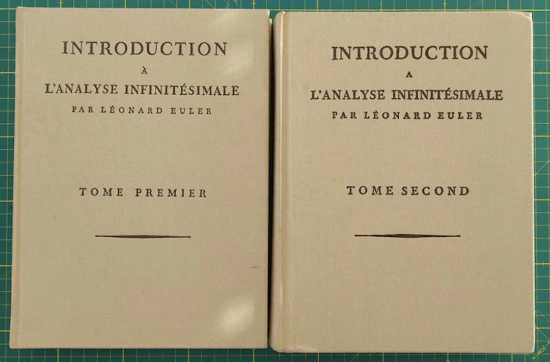 Leonhard Euler - Introduction à l'analyse infinitésimale. - 1987-1988