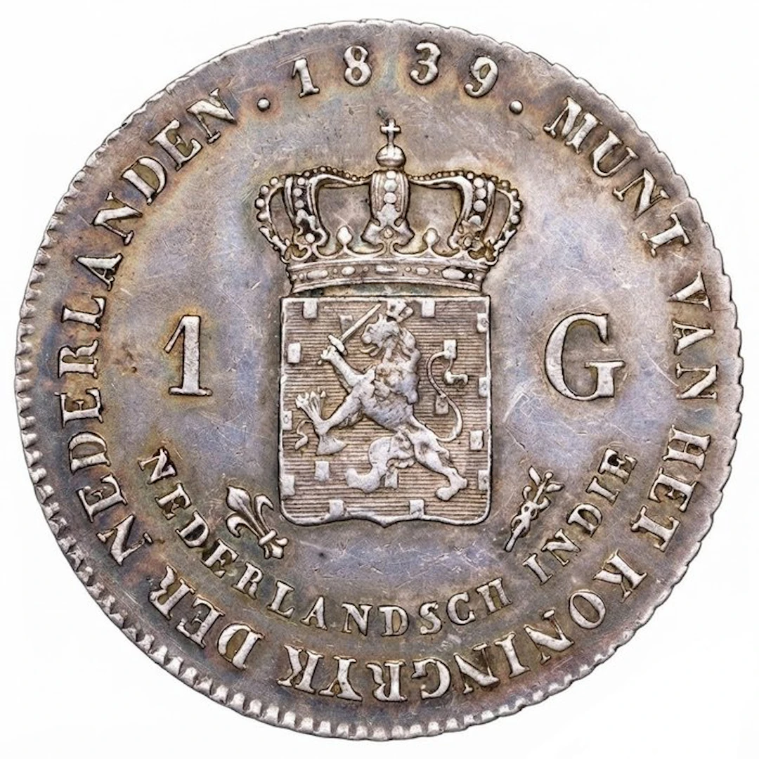 Netherlands East Indies. Gulden 1839