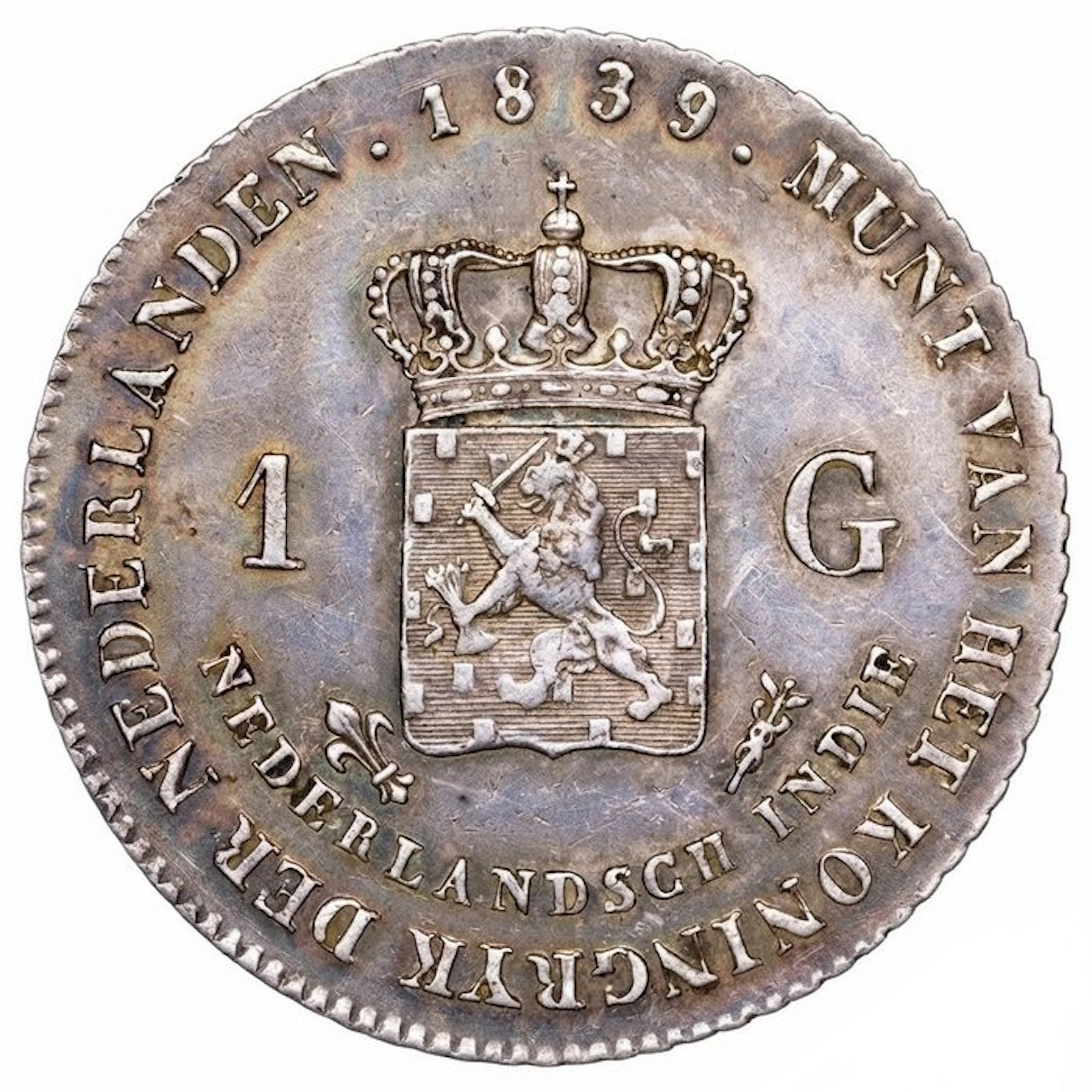 Netherlands East Indies. Gulden 1839