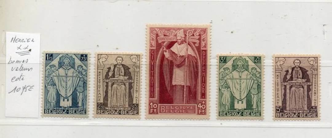 Belgium 1932 - Fresh from the post office: Cardinal Mercier series