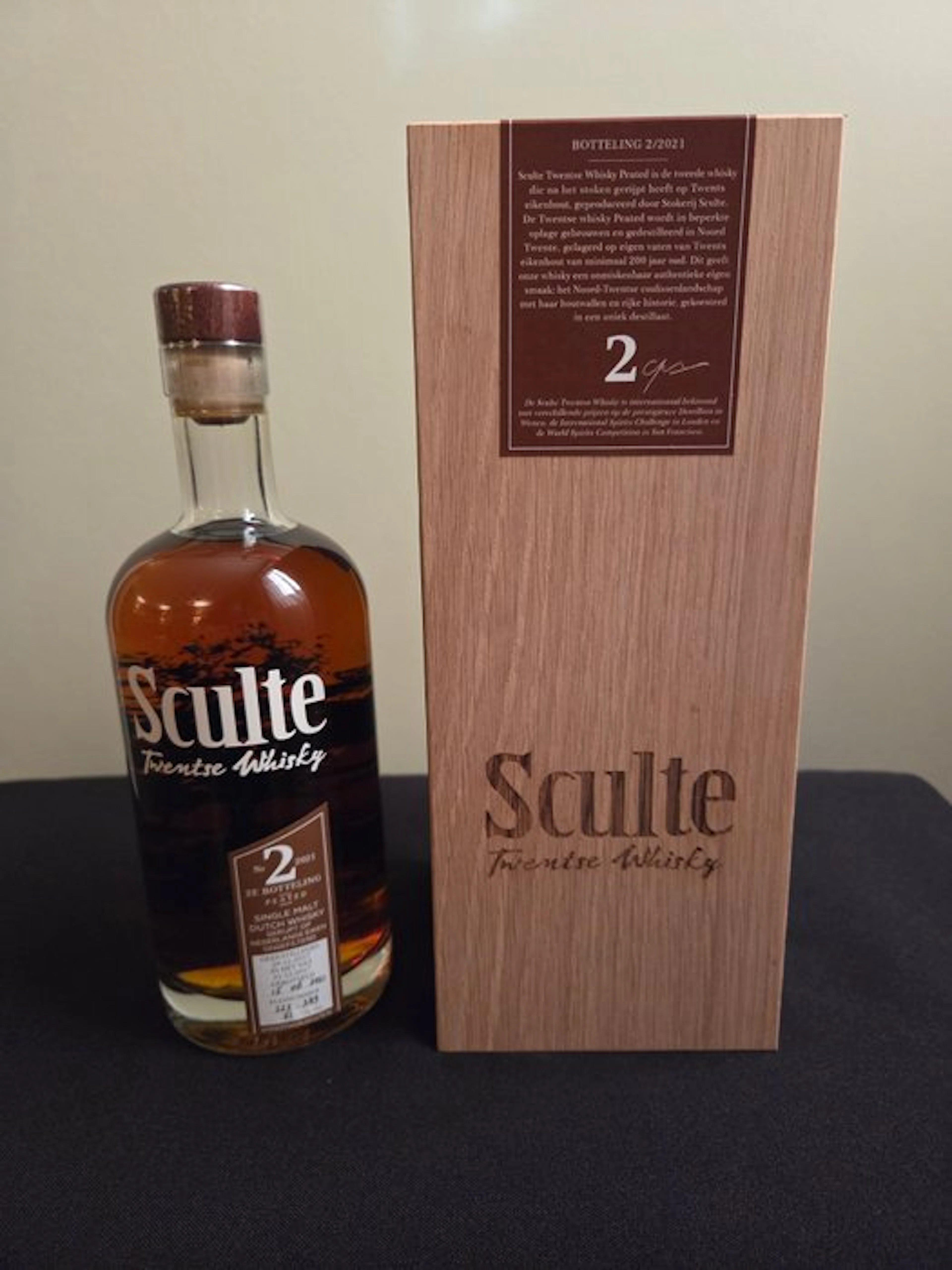 Sculte 2017 2e Botteling Peated - Nederlands Eiken - b. 2021 - 50cl