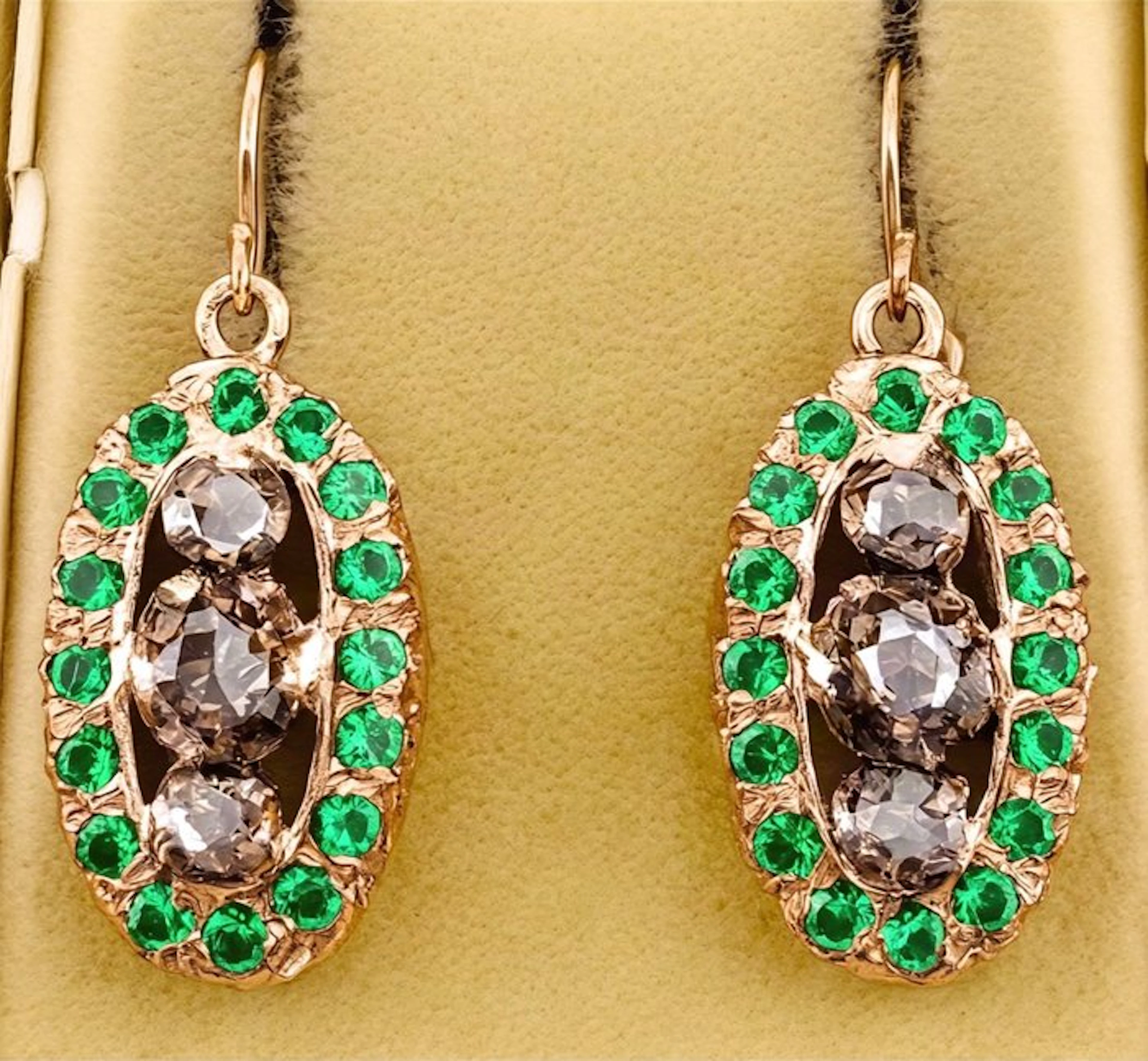No reserve price - Earrings - 9 kt
