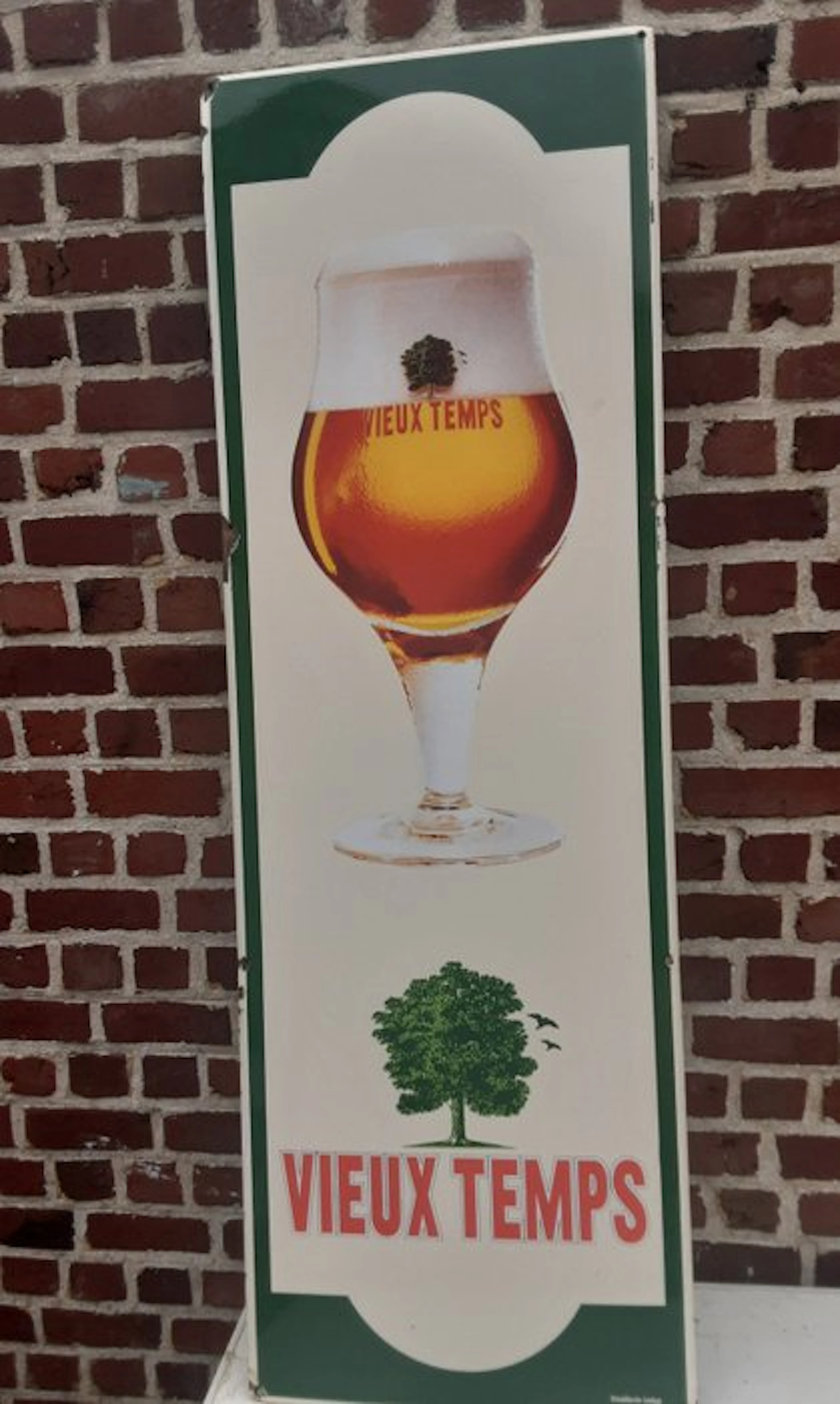 Vieux-Temps - Advertising sign - Enamel