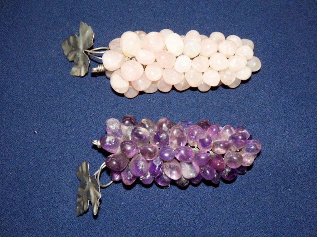 Amethyst 2 small Bunch of grapes consisting of Amethyst...