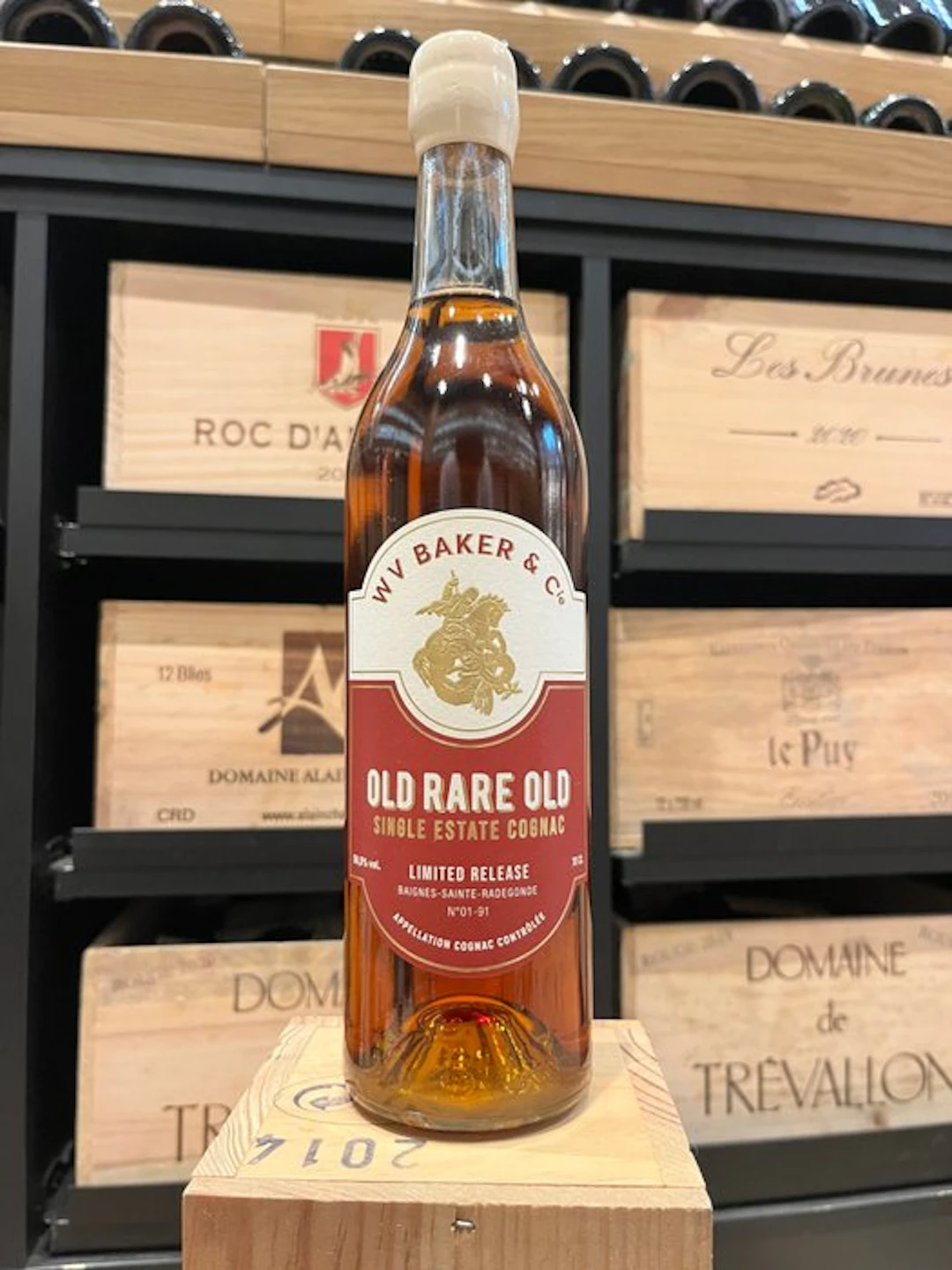 WV Baker - Lot 91 Bons Bois - Rare Old Single Estate Cognac - b. 2024 - 70cl