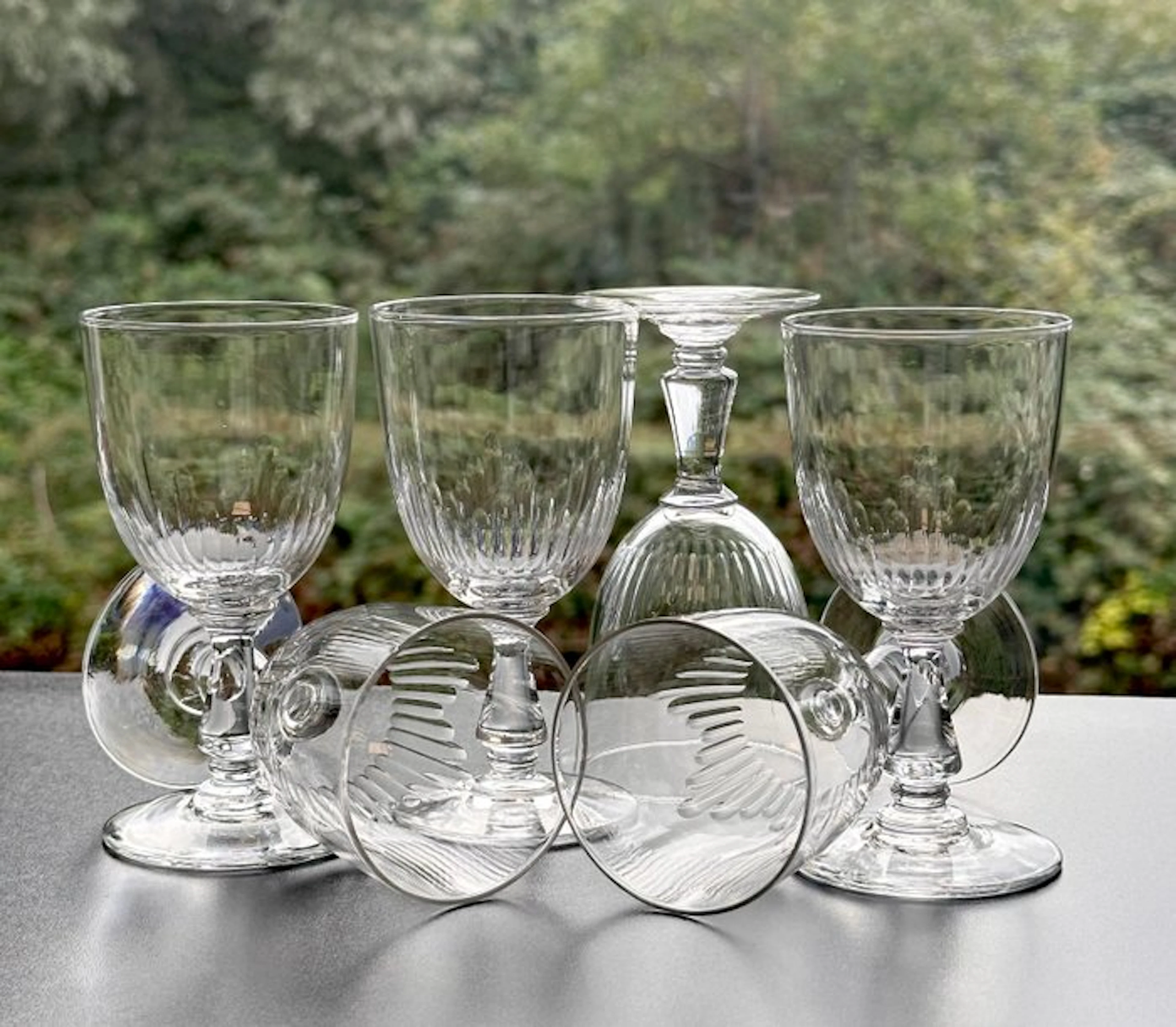 Baccarat - Wine glass (6) - Jeux d'orgues de Côtes...
