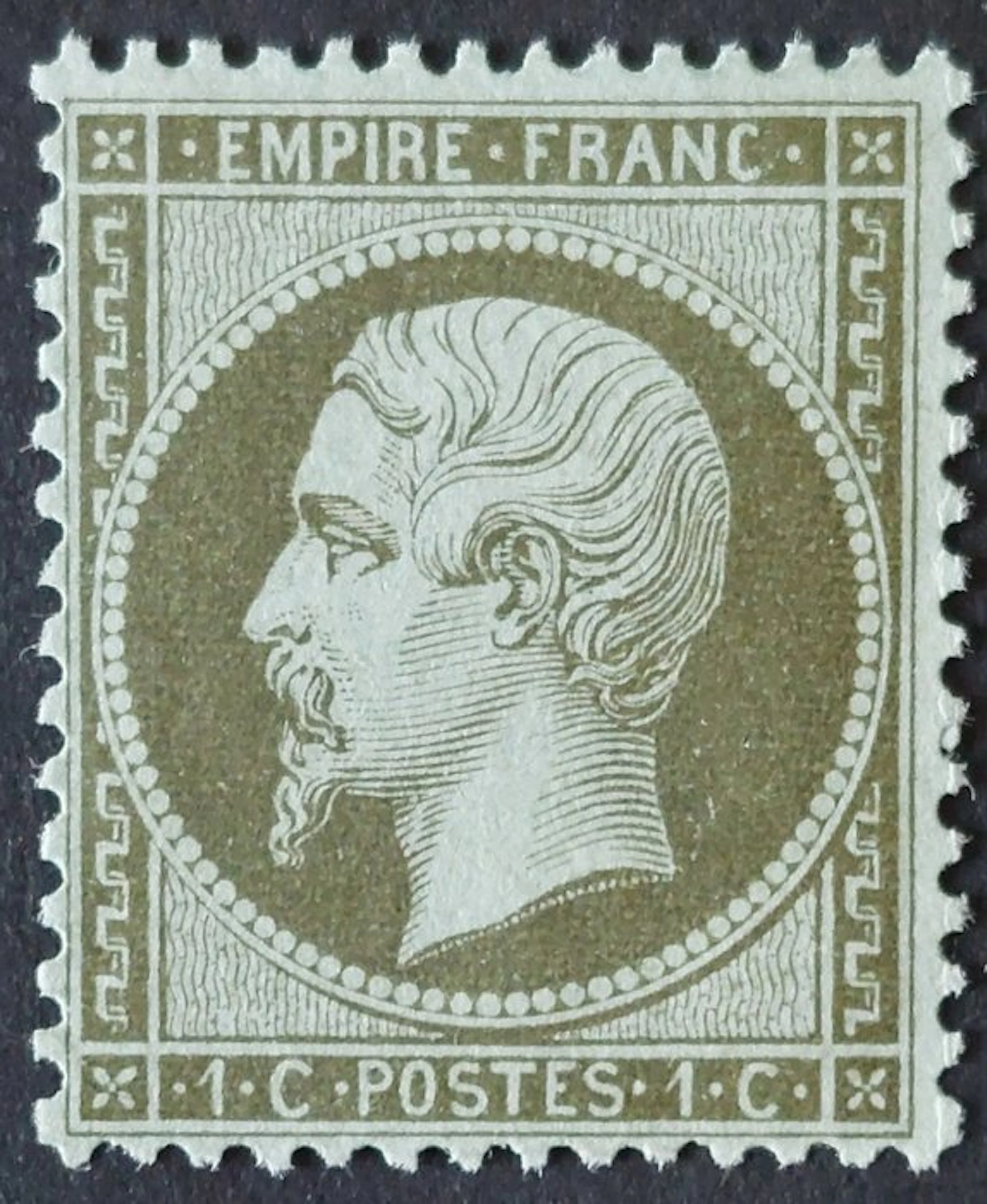 France 1862 - Napoleon III serrated