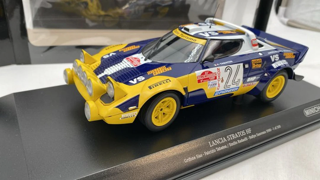 MiniChamps 1:18 - Model car - Lancia Stratos HF Rally Sanremo 1980 - (cod.H24)