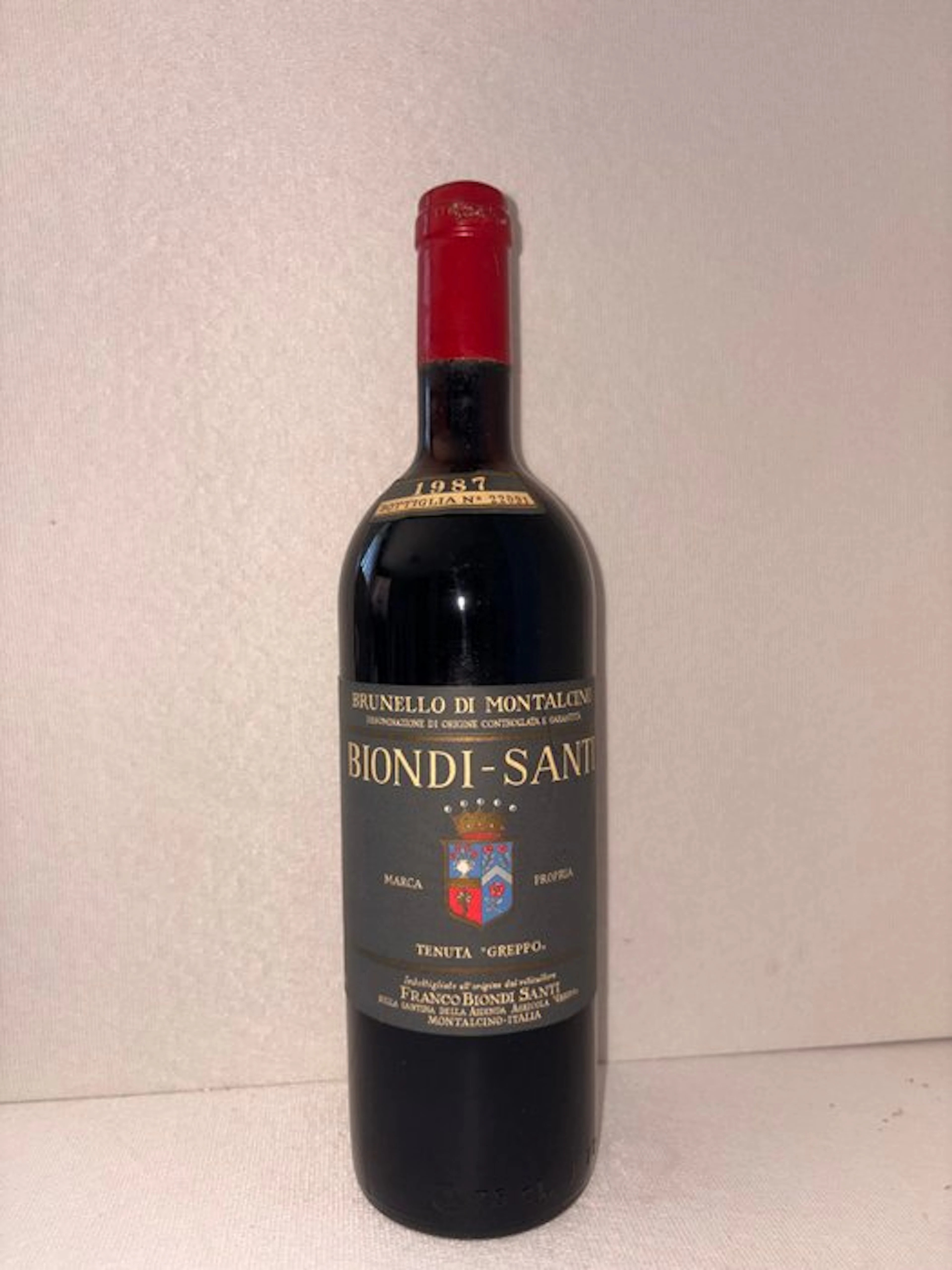1987 Biondi Santi, Tenuta Greppo - Brunello di Montalcino - 1 Bottle (0.75L)