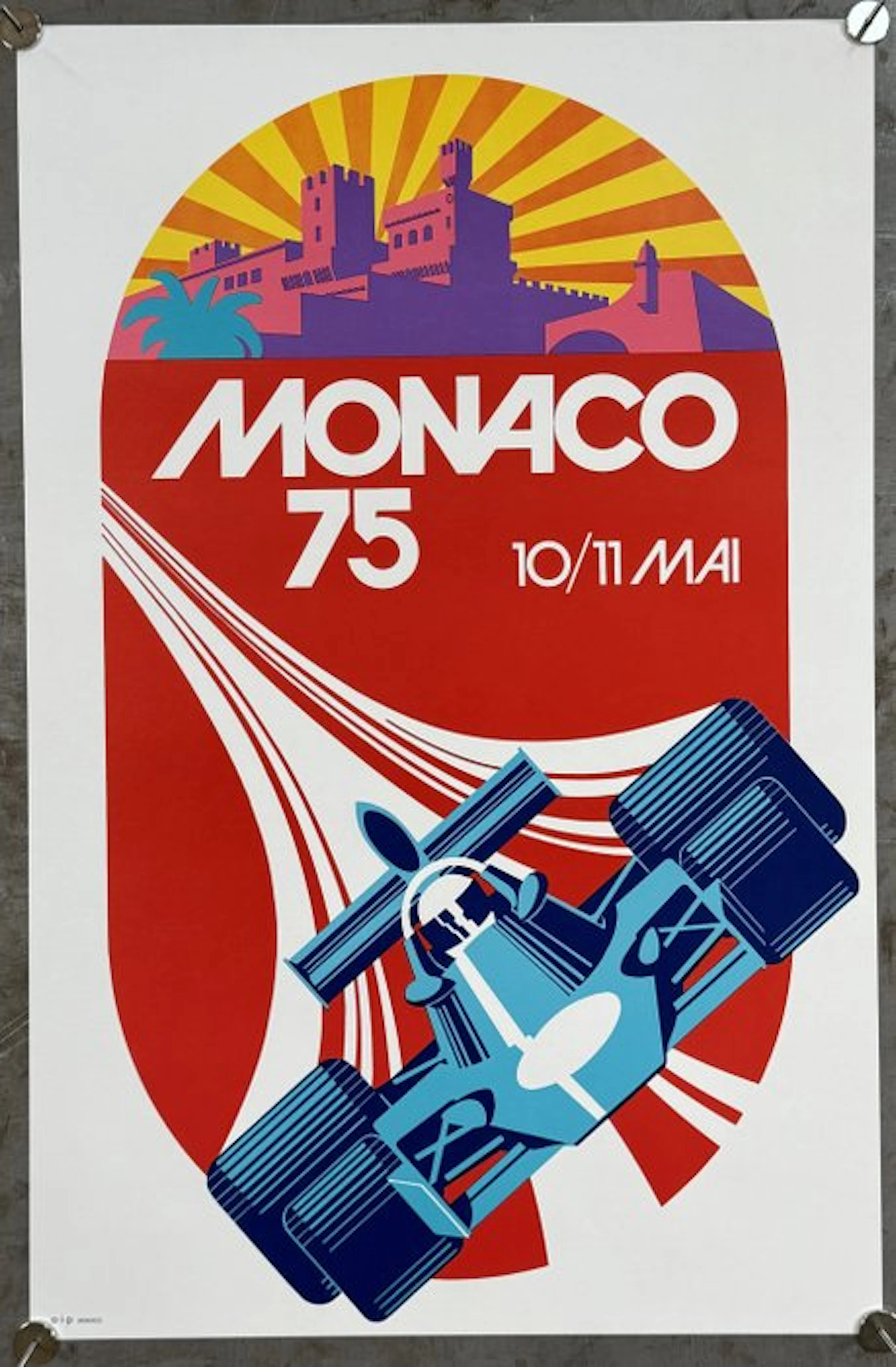 Retro Graphics - Grand Prix d’Europe Monaco 1975 | A.I.P