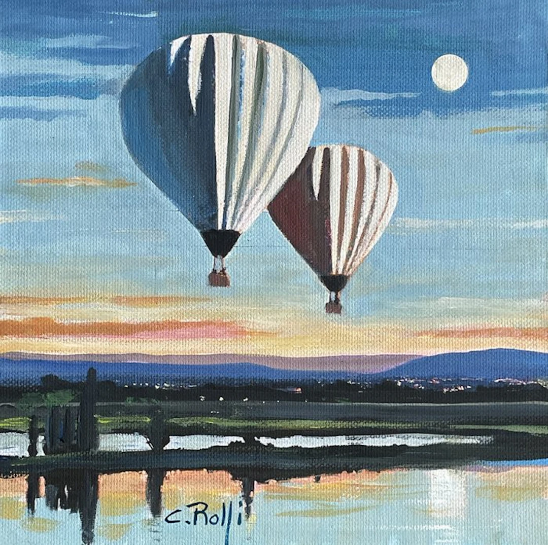 Claudio Rolfi (1960) - Sera in volo