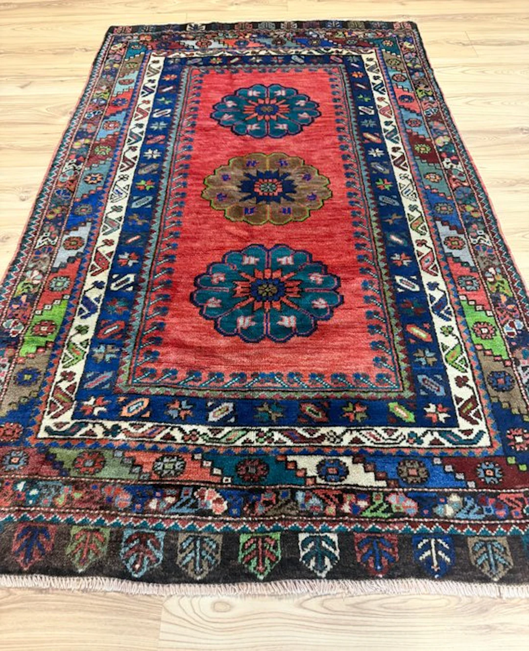 Kars Kazak - Rug - 1.9 m - 1.15 m - Vintage 1940s. Pure wool!
