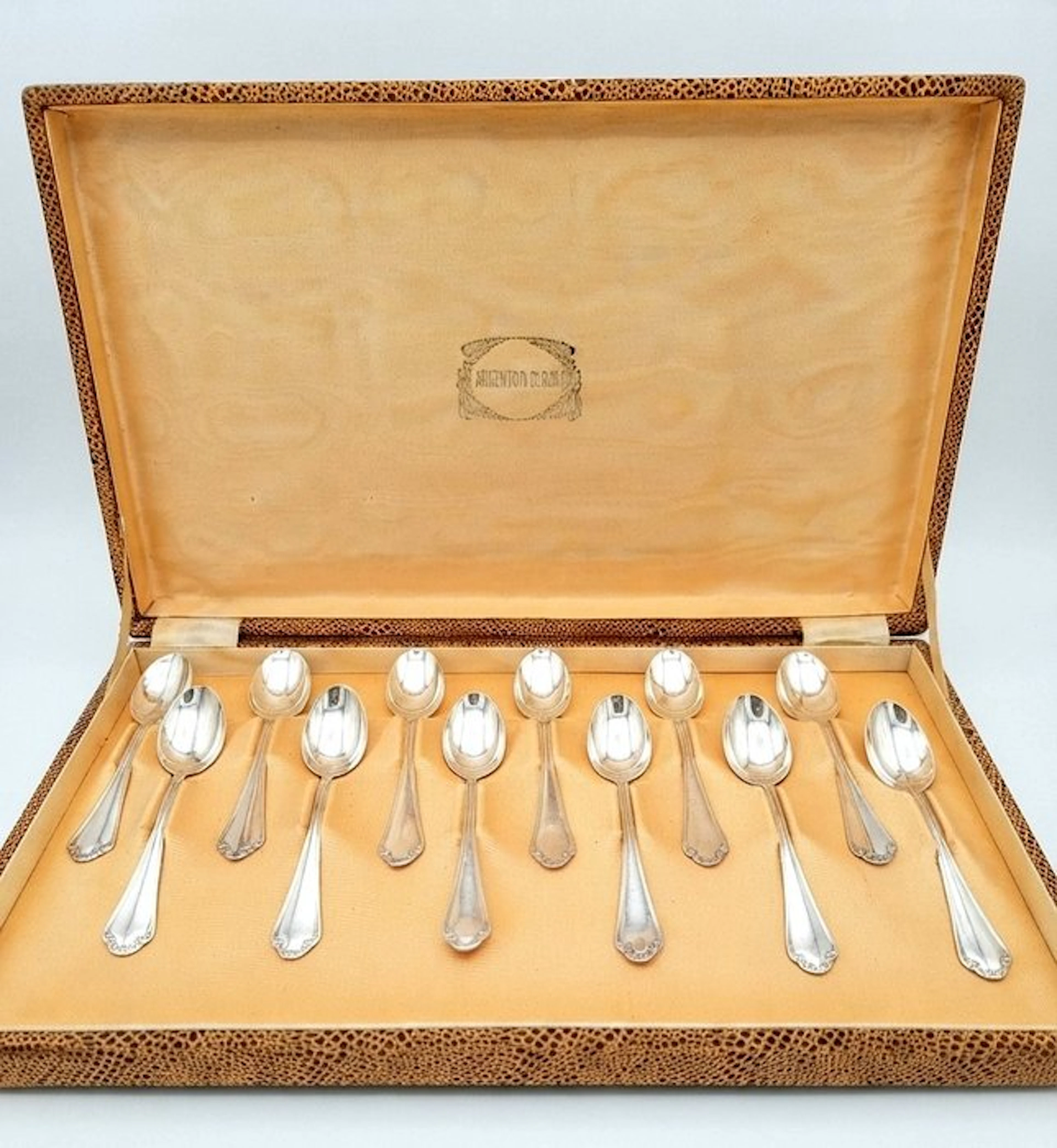 Coffee spoon (12) - .800 silver - Era 1944-1968