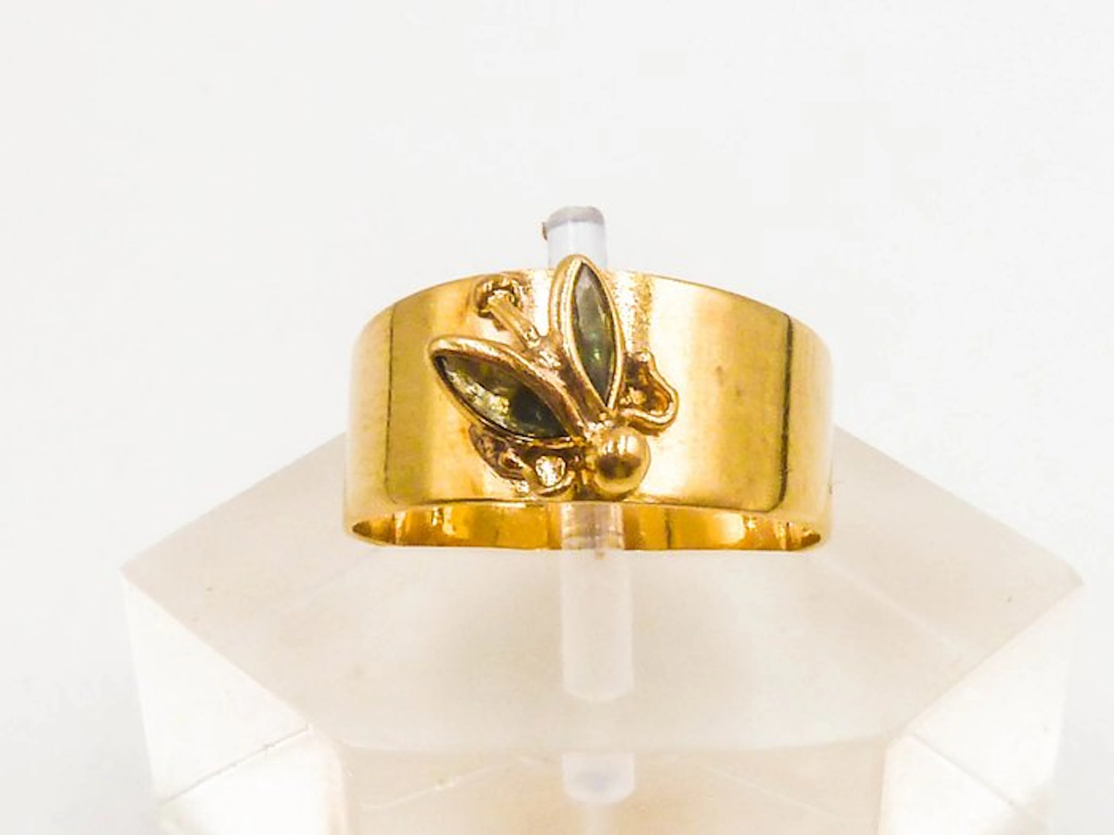 Ring - 18 kt. Yellow gold Sapphire