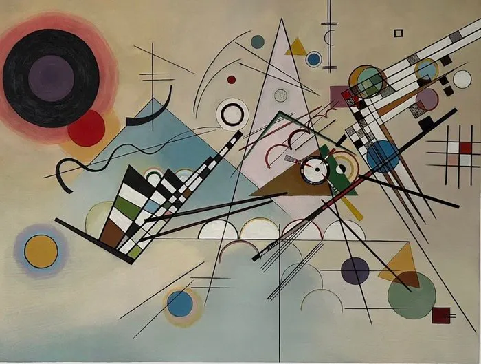 Tran Georges (1966) - Composition VIII ↑60 →80 cm ✦...