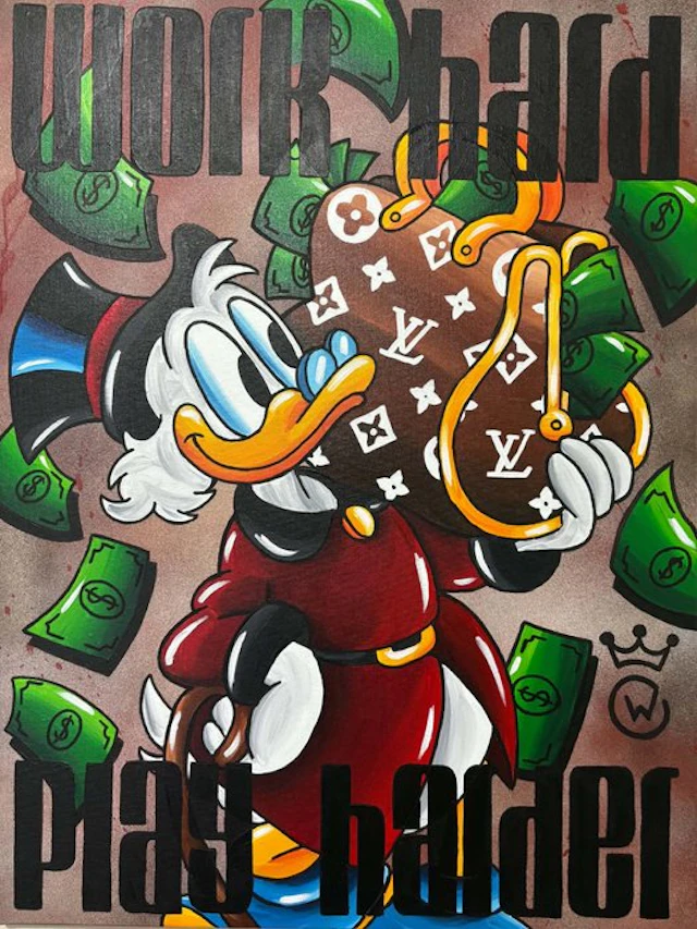Xavier Van Walsem (1980) - Scrooge mcduck work hard play...