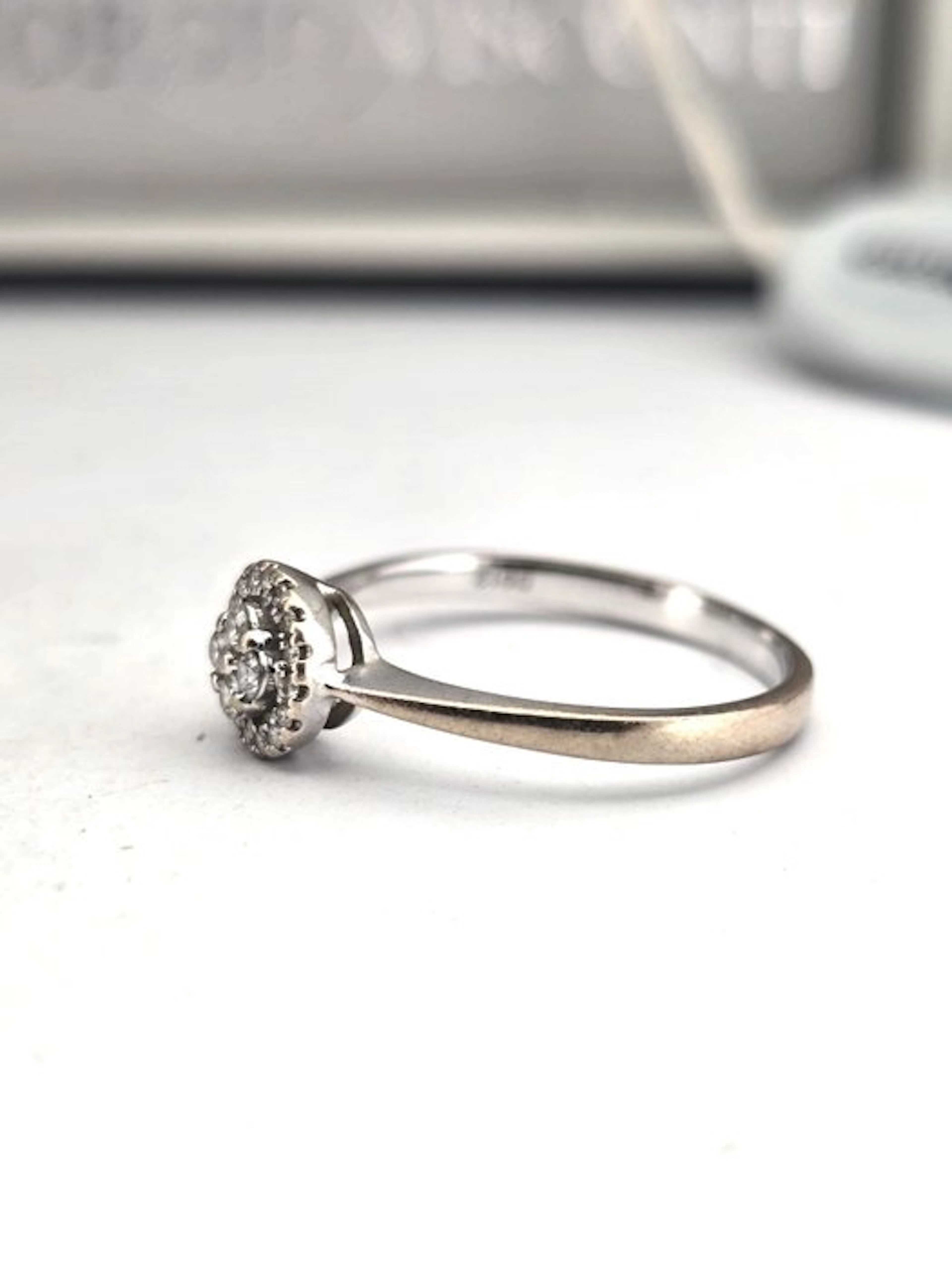 Giorgio Visconti - Ring - 18 kt. White gold - 0.21ct. tw. Diamond (Natural)
