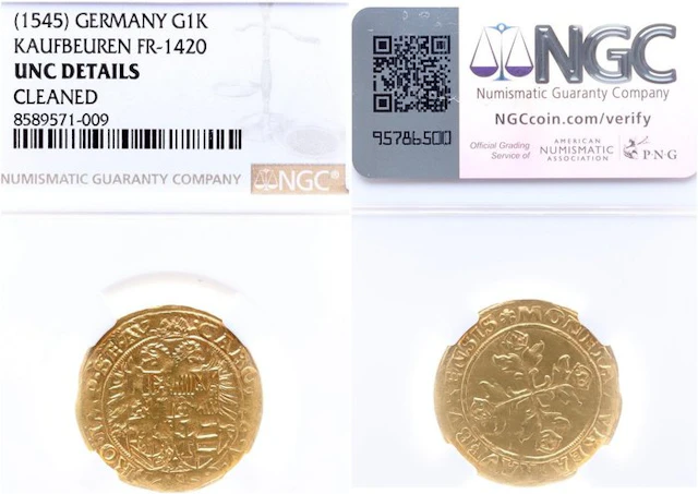 Germany, Kaufbeuren. –. Goldkrone 1545
