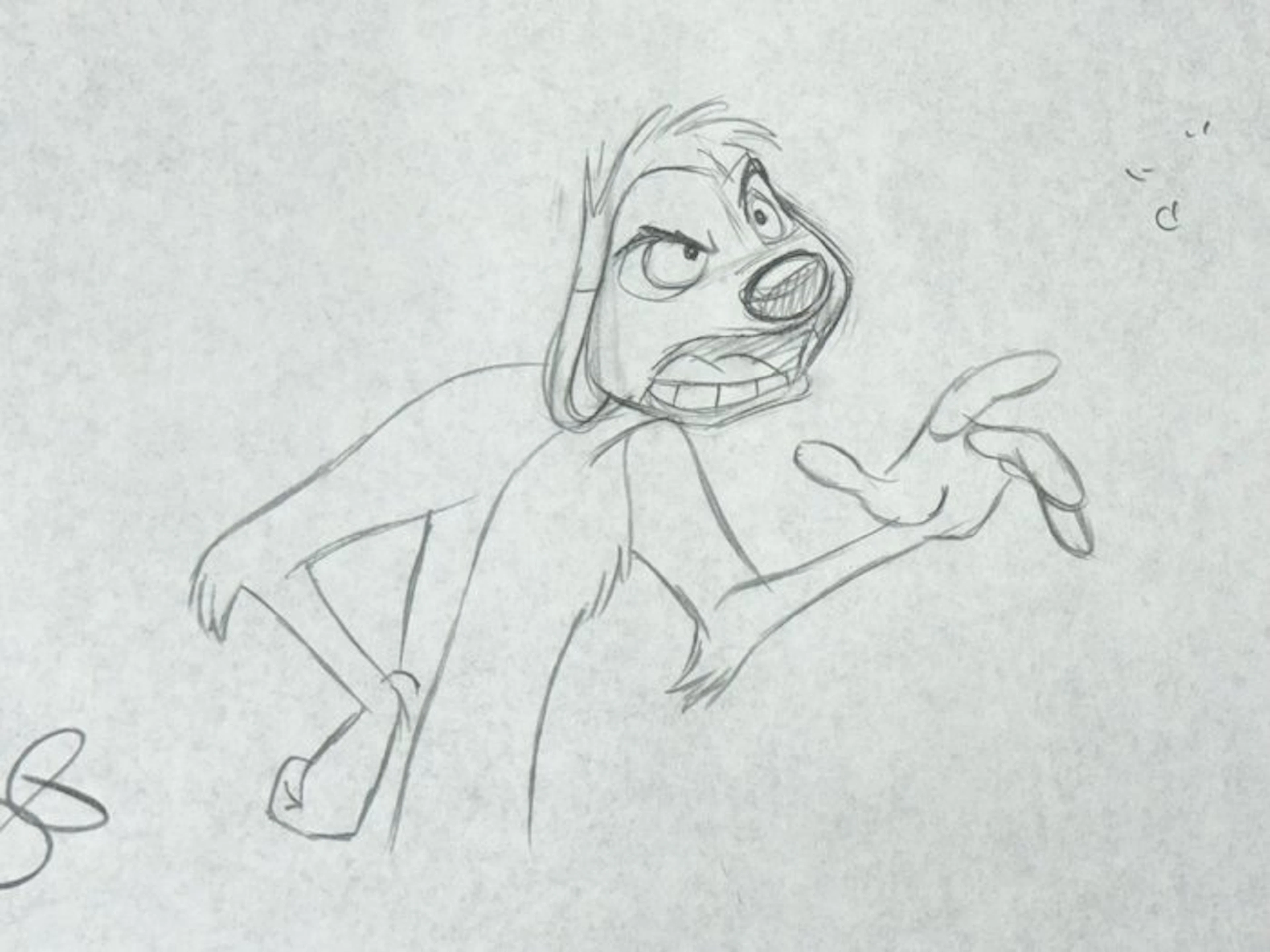 Walt Disney - Original Animation Drawing of Timon - Timon & Pumbaa (1995)