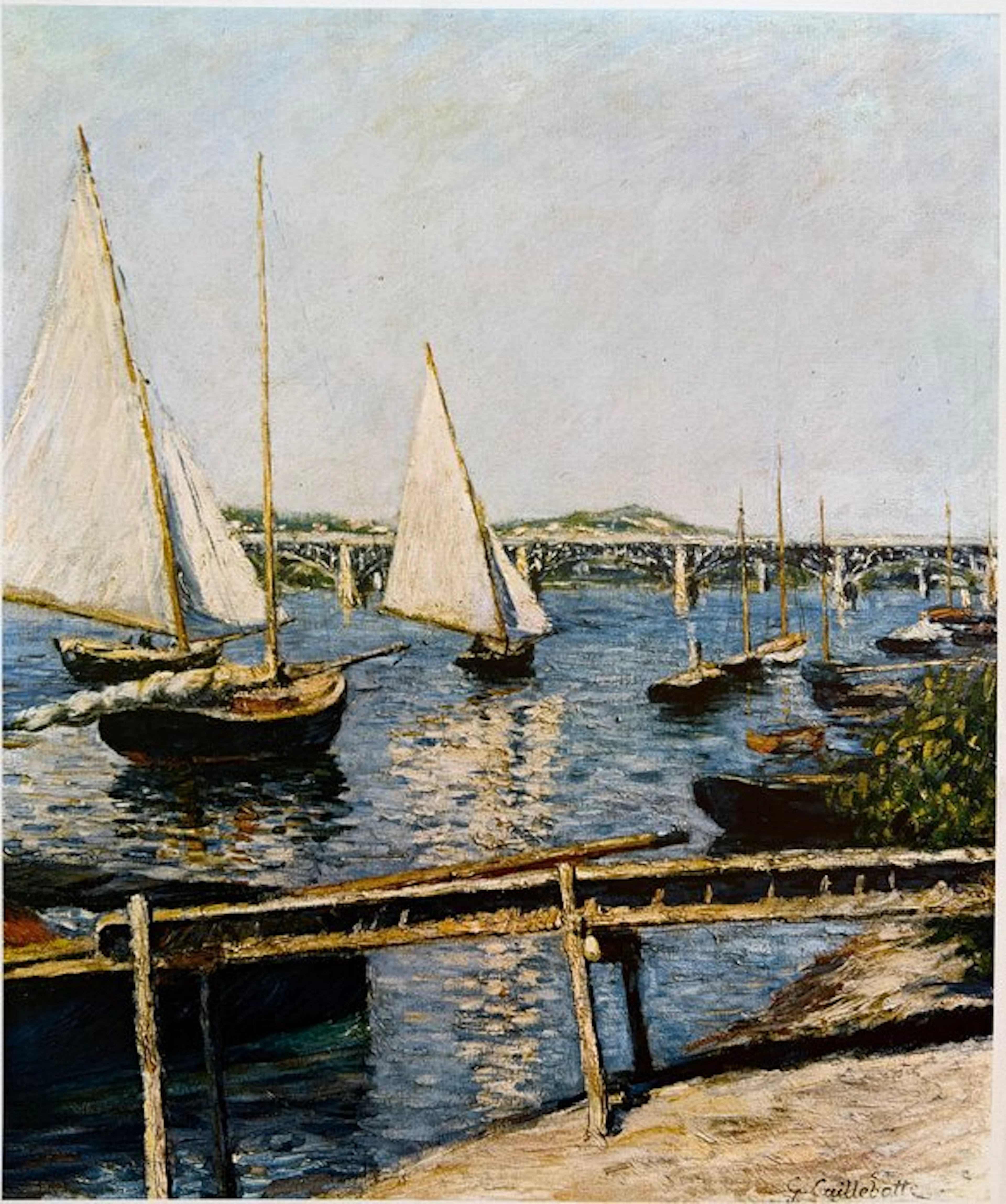Gustave Caillebotte (1848-1894) - Bateaux à Argenteuil