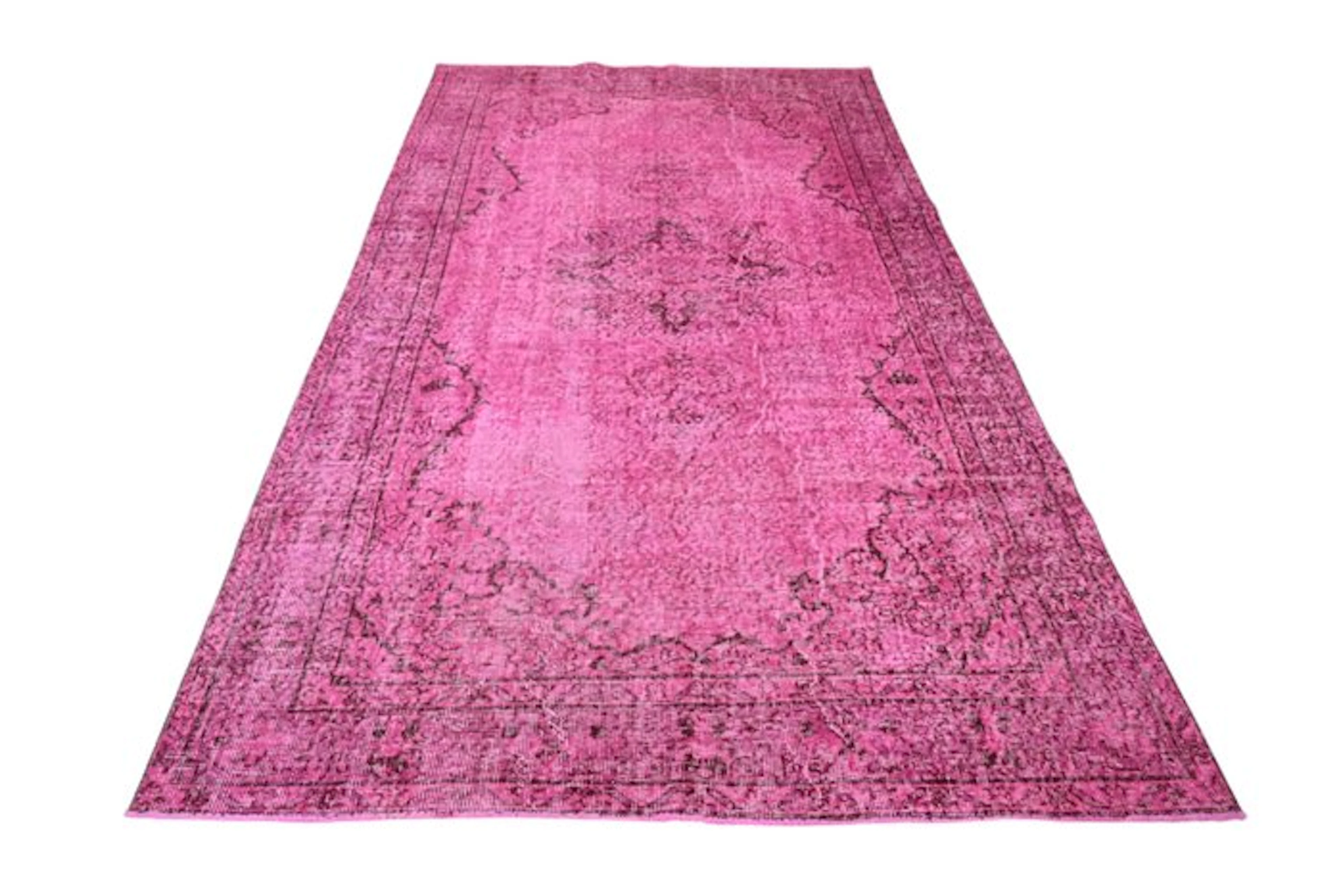 Pink vintage - Rug - 265 cm - 155 cm - with certificate