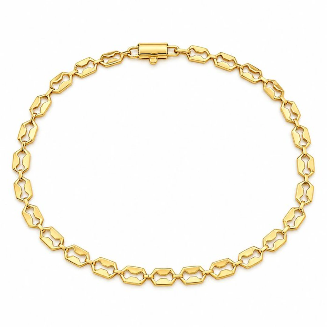 No reserve price - Bracelet - 18 kt. Yellow gold - Made in Italy - Handmade