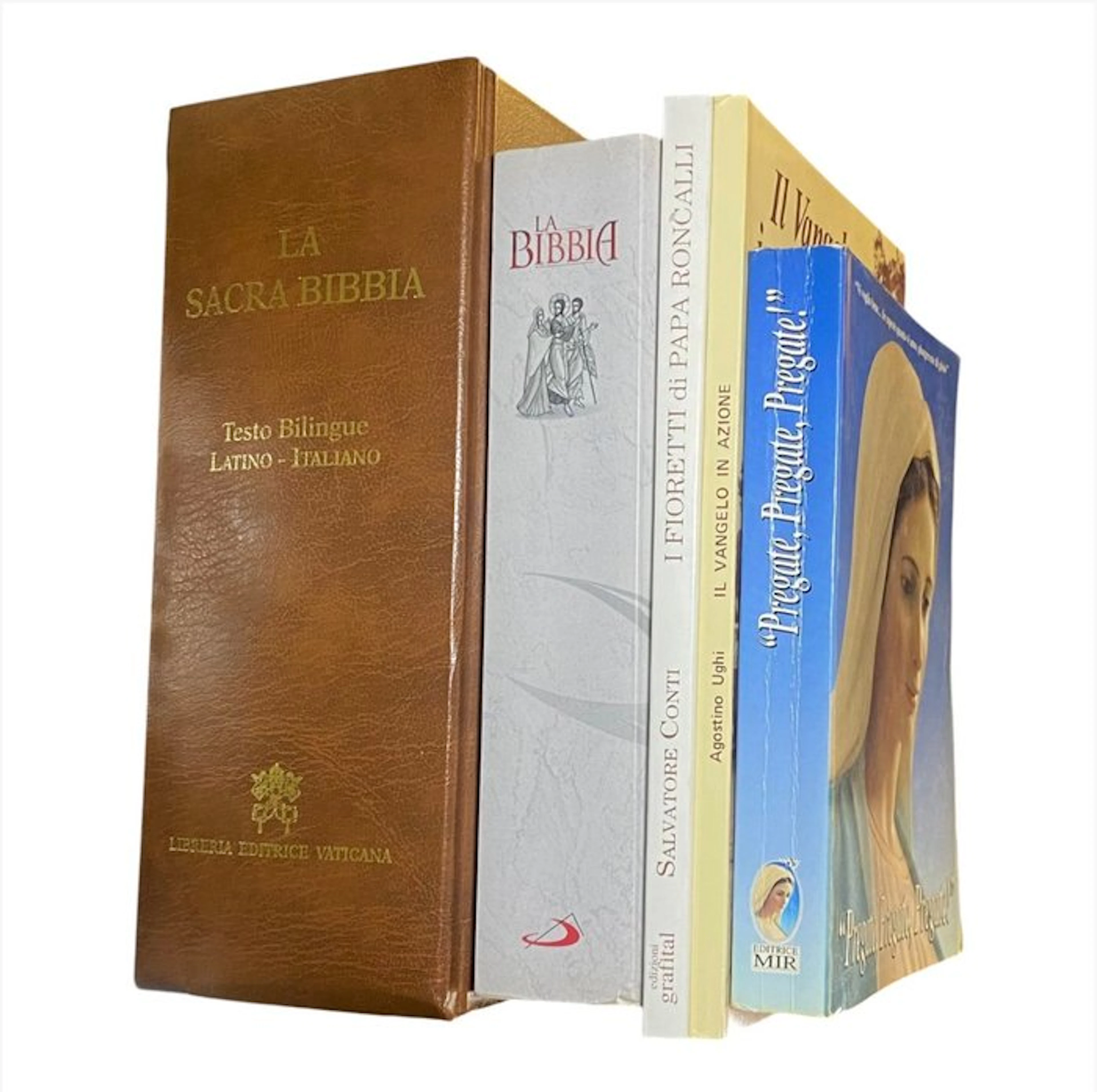 [5 Volumi] - La Sacra Bibbia – Testo Bilingue Latino-Italiano - 1992-2015