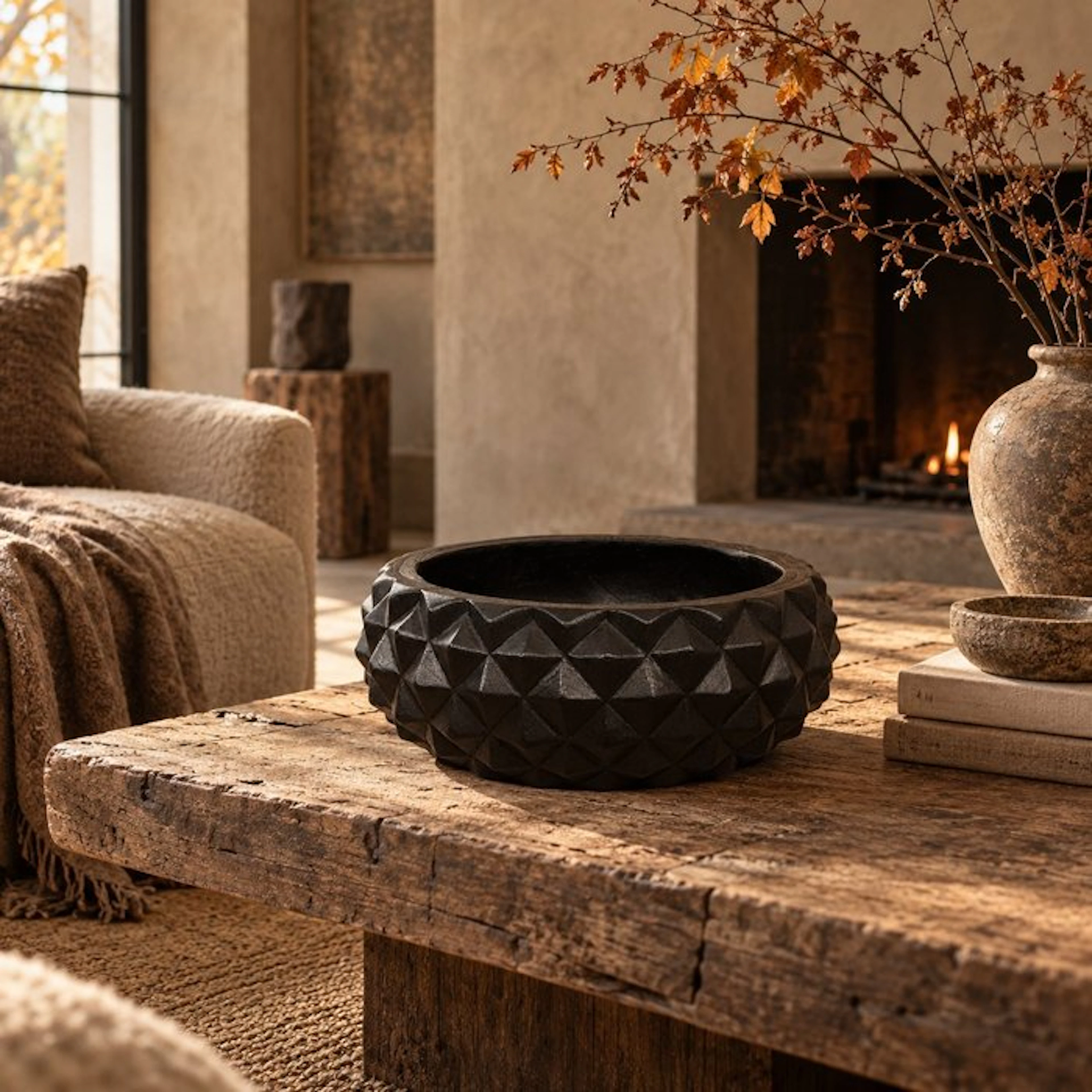 Loft83 Studio - Bowl - Wood - Handcarved Wooden Bowl