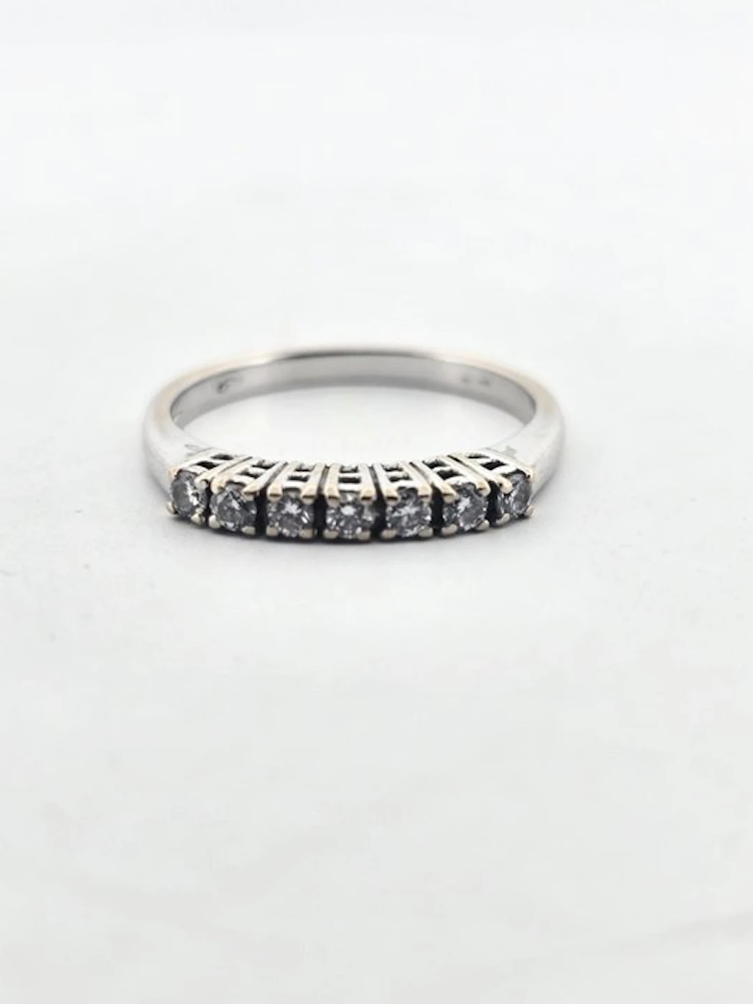 Ring - 18 kt. White gold - 0.35ct. tw. Diamond (Natural)