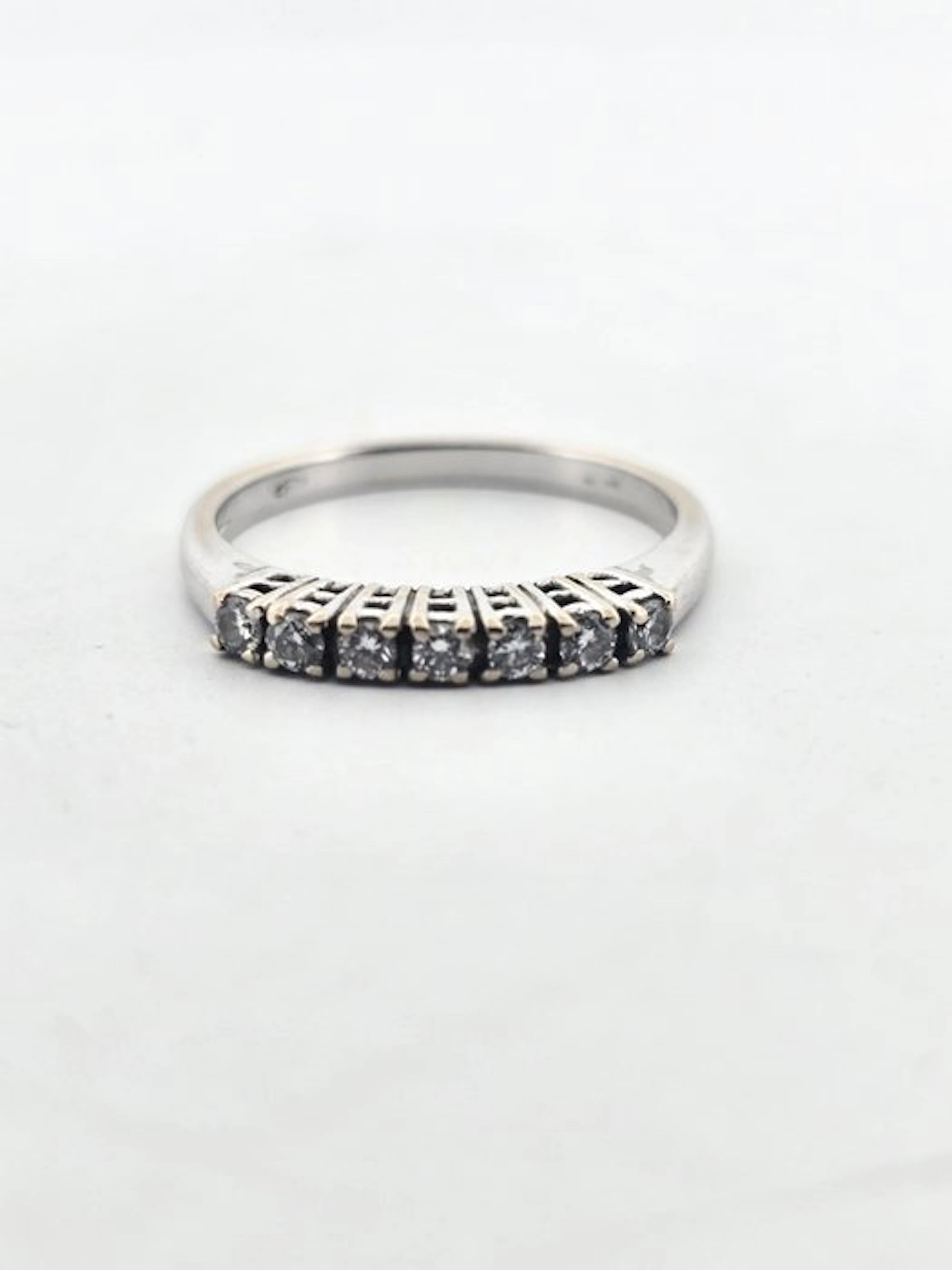 Ring - 18 kt. White gold - 0.35ct. tw. Diamond (Natural)
