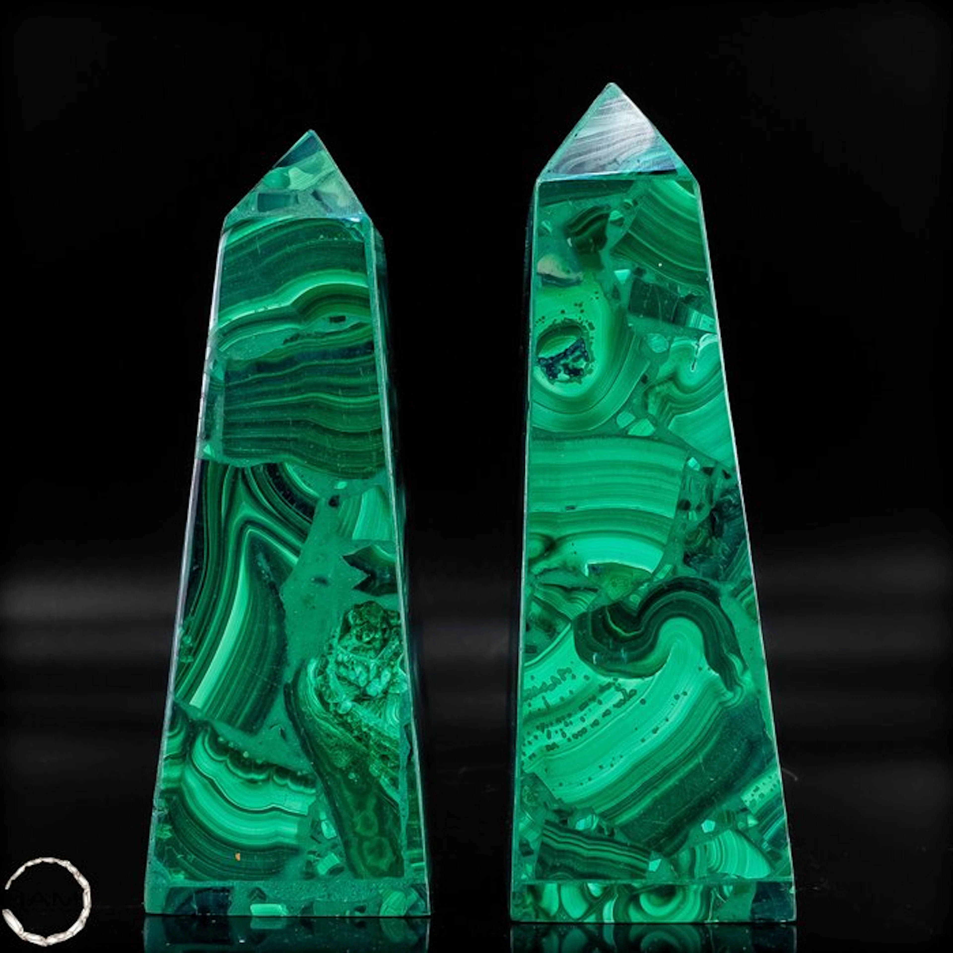The Pillars of Earth's Energy – Unique malachite towers...