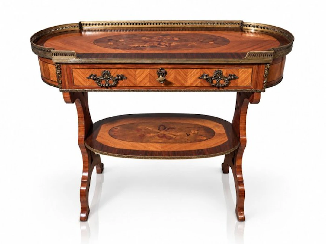 Side table - Wood, Bronze