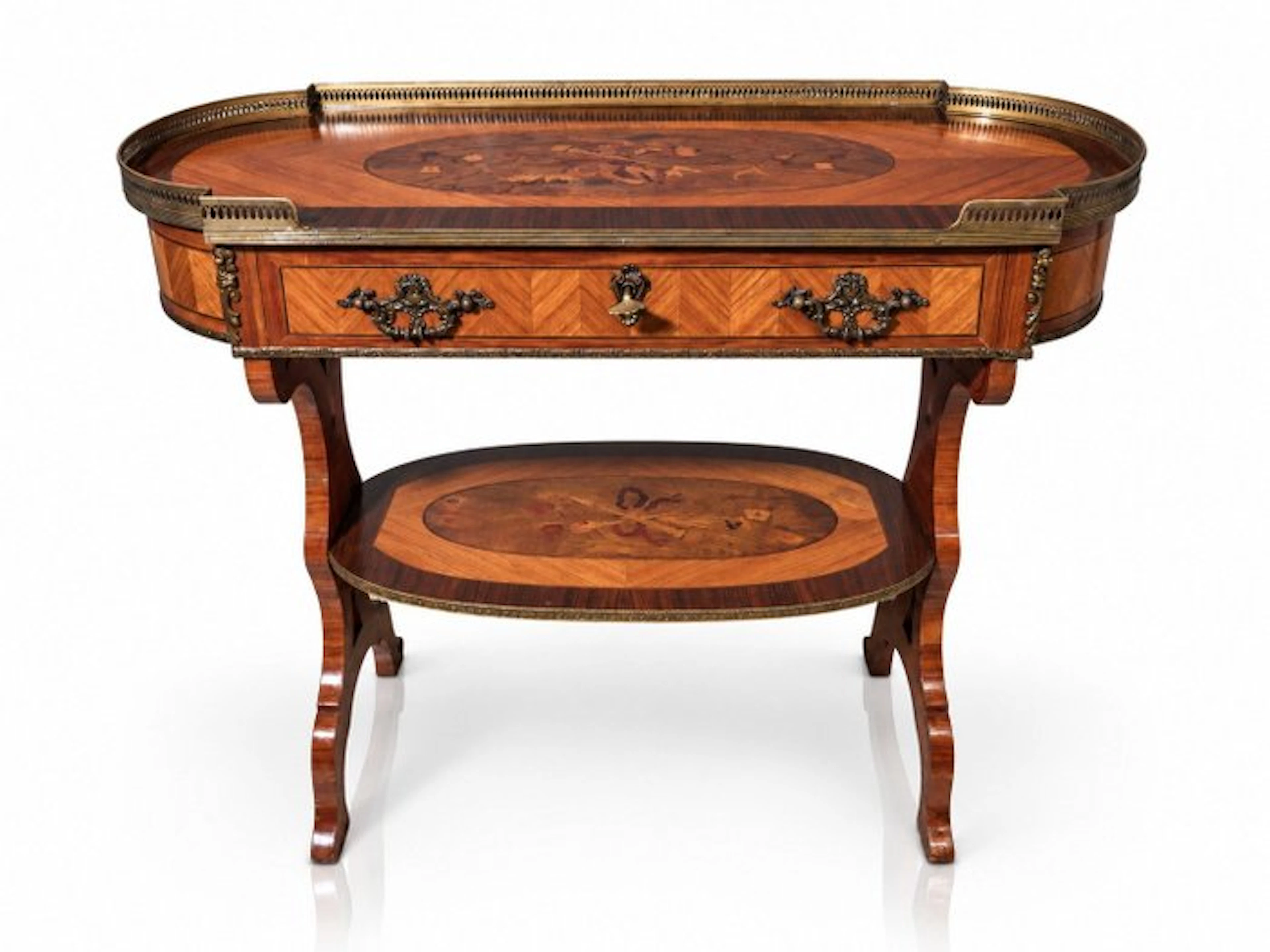 Side table - Wood, Bronze