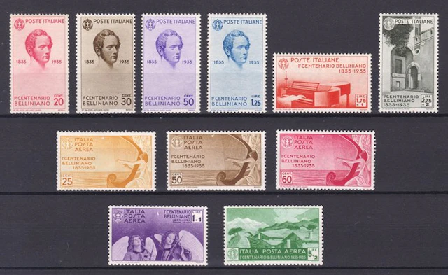 Italy Kingdom 1935 - Centennial of the Death of Vincenzo Bellini