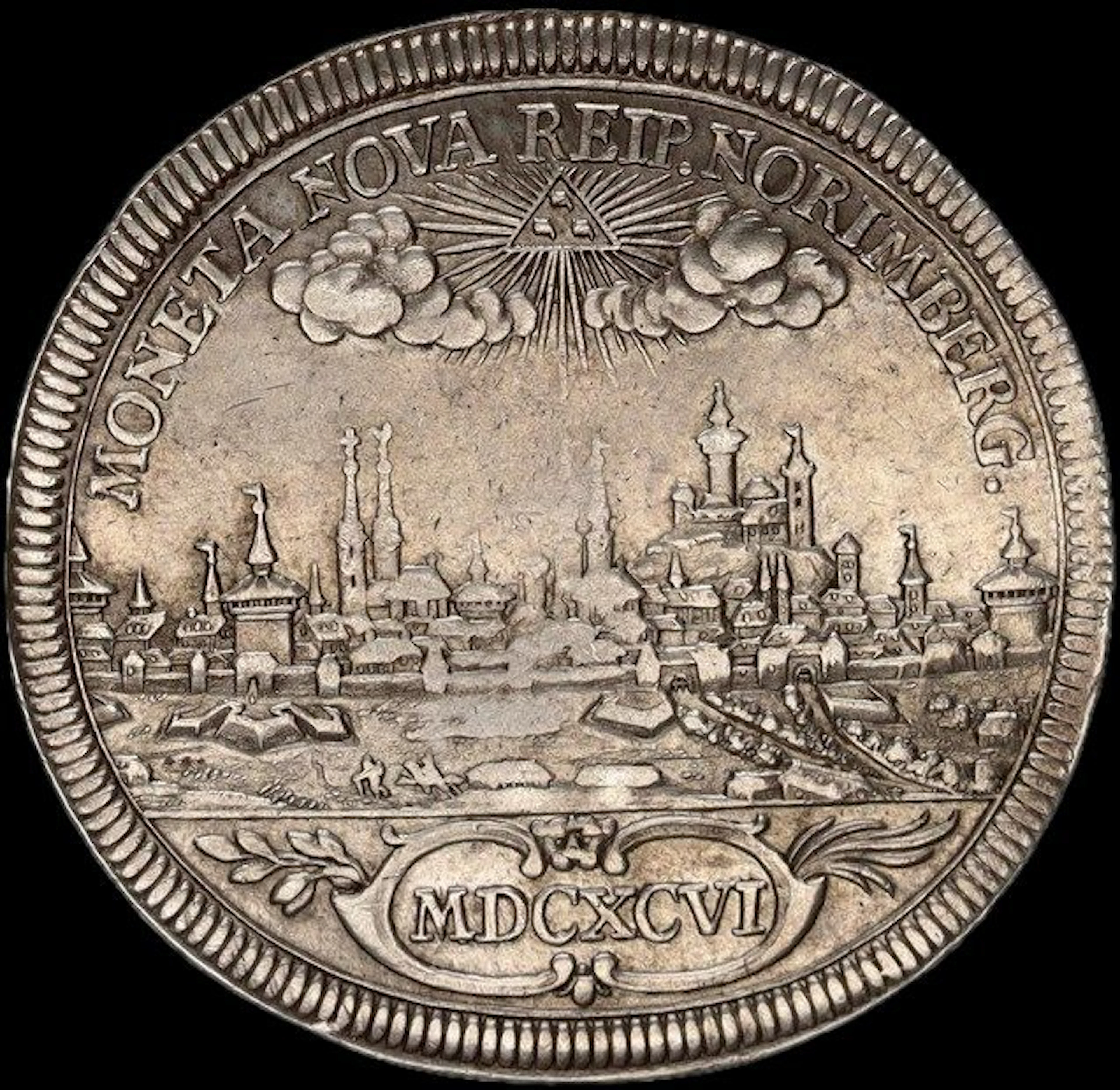 Germany, Nuremberg. Nürnberg Stadt. Reichstaler 1696