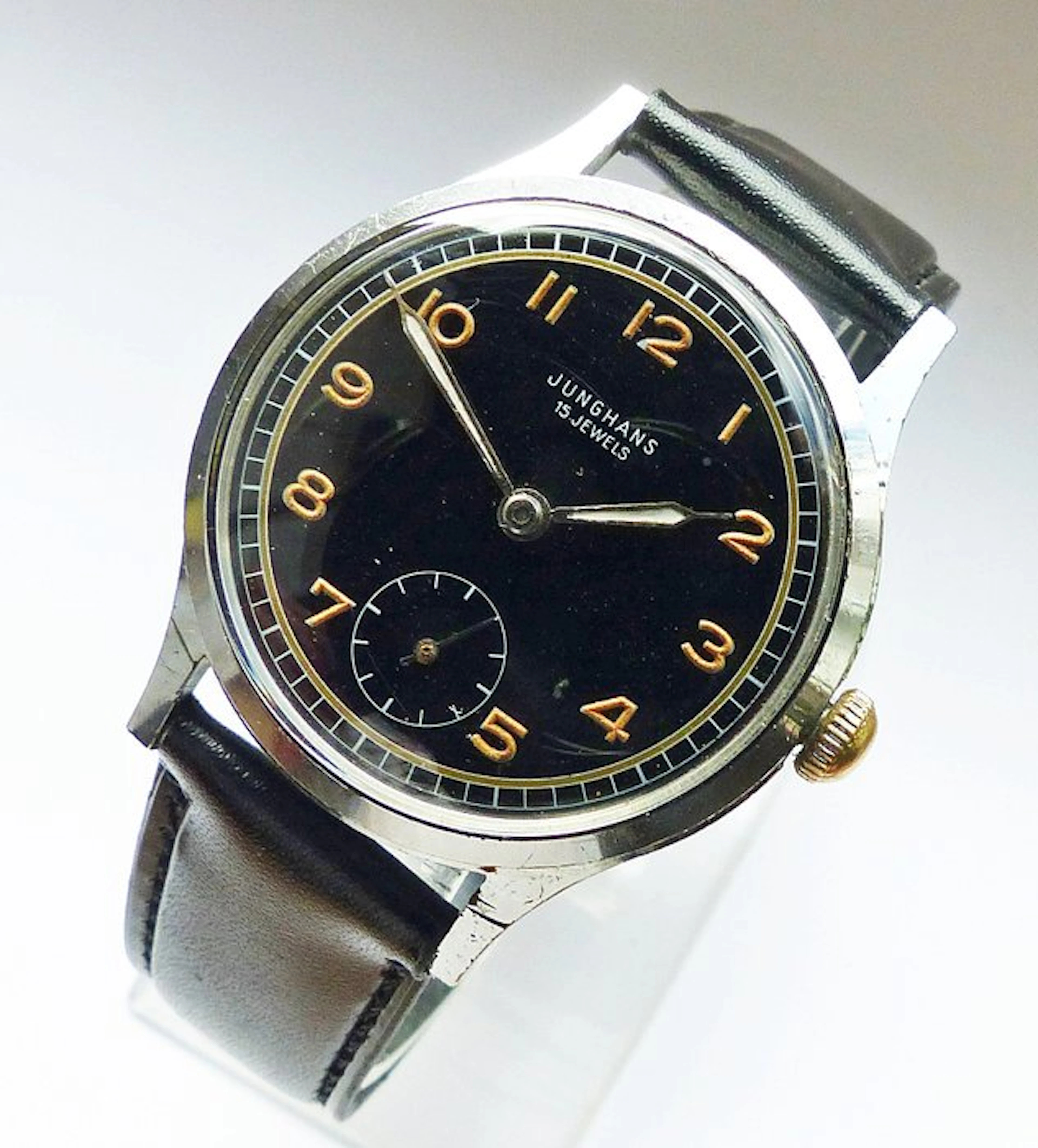 Junghans - Classic Military Style 15Jewels - No reserve...