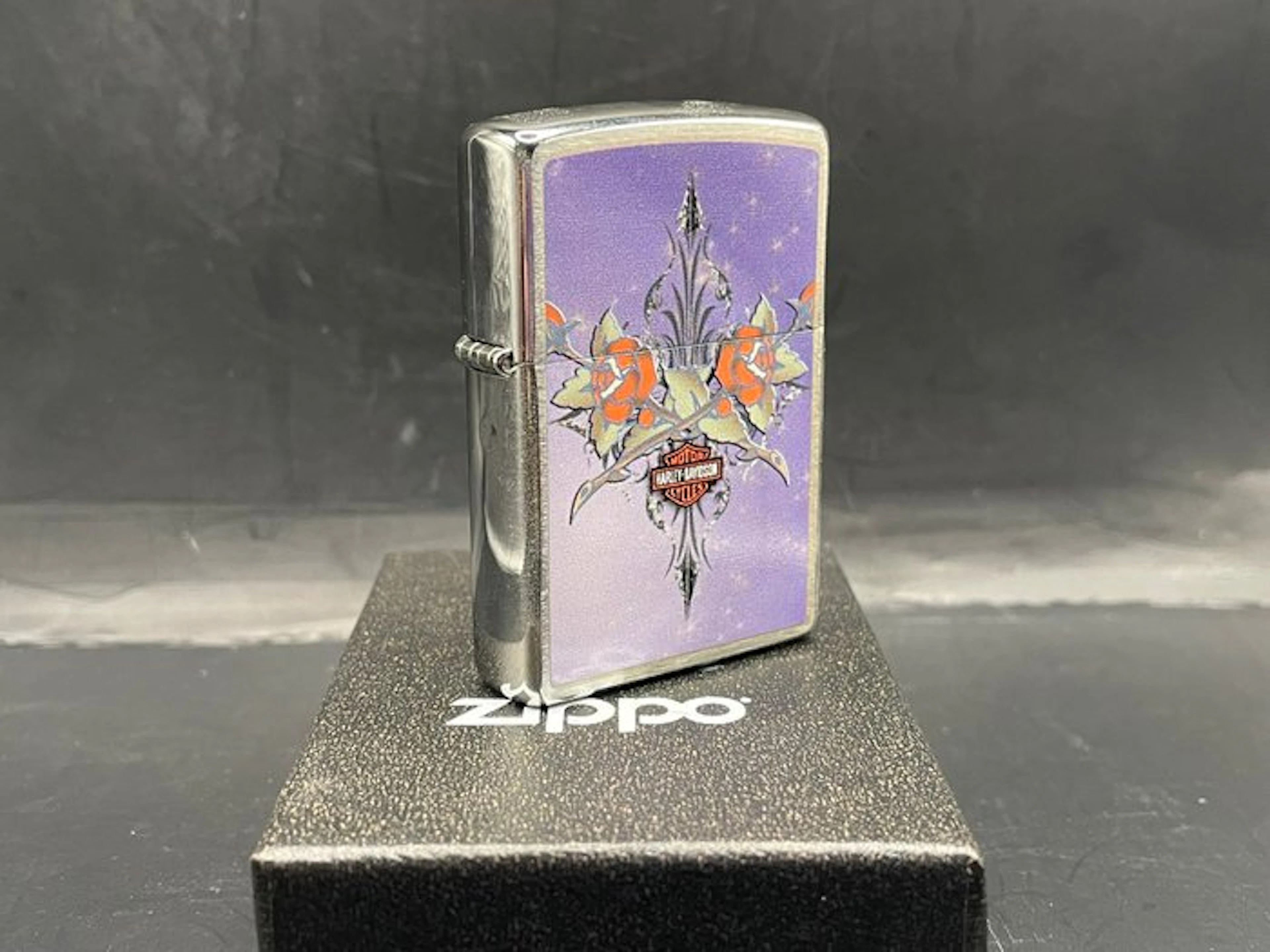 Zippo - HARLEY DAVIDSON MOTOR - Coloré floral - No...