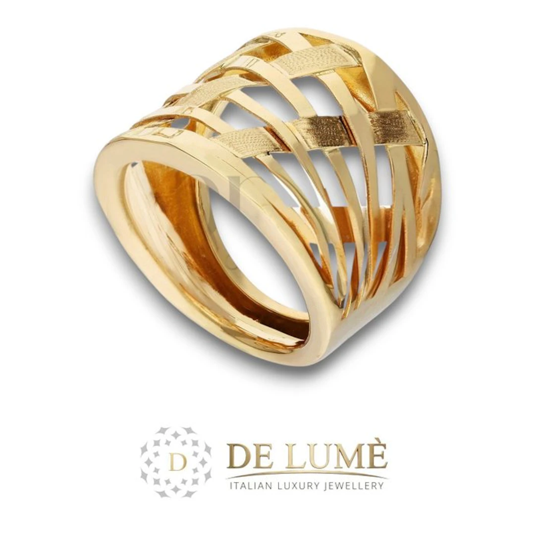 Ring - 18 kt. Yellow gold - Ring 18k 4.8g