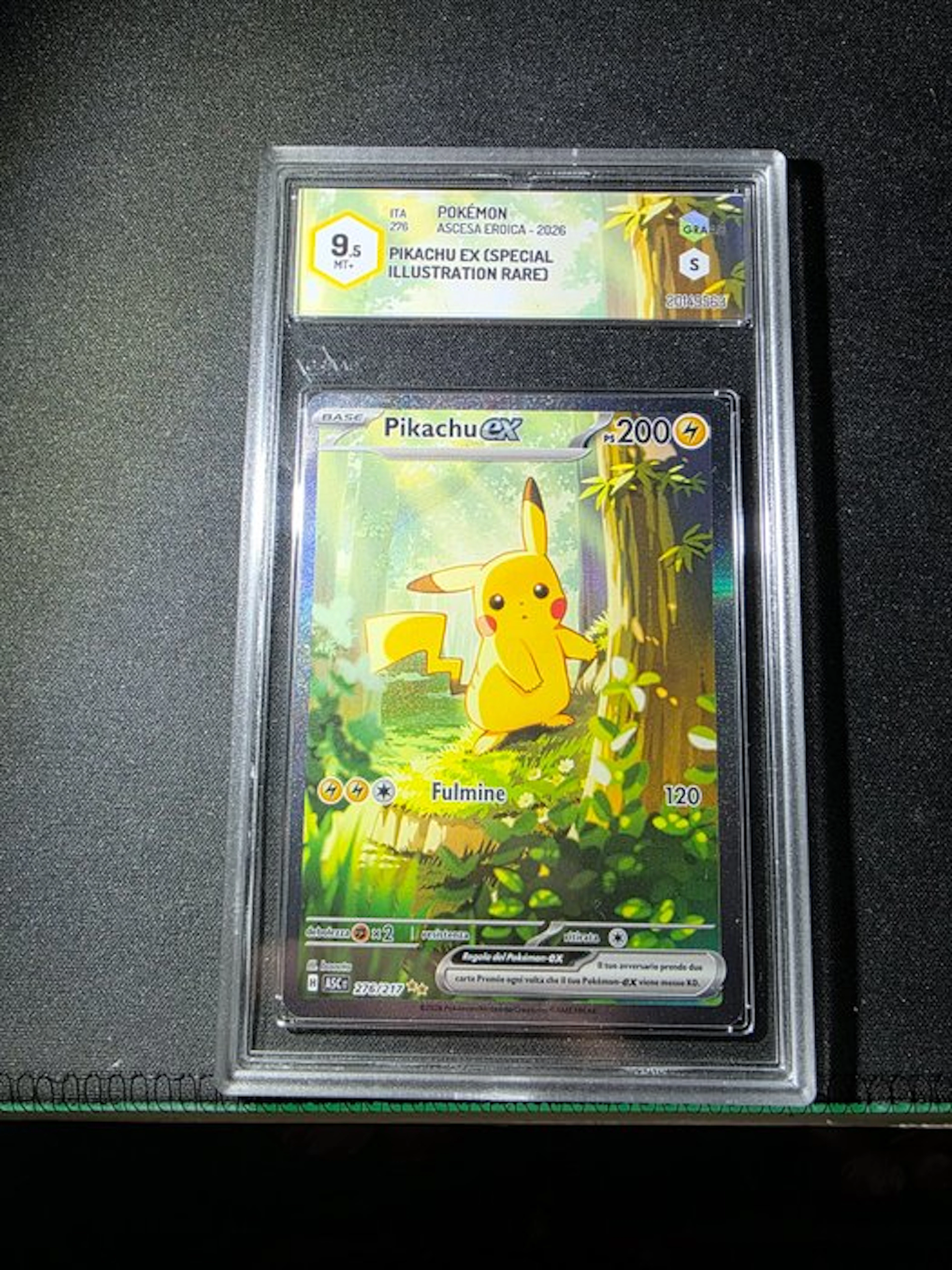 Pokémon - 1 Graded card - Pikachu 276 Secret rare - Graad...