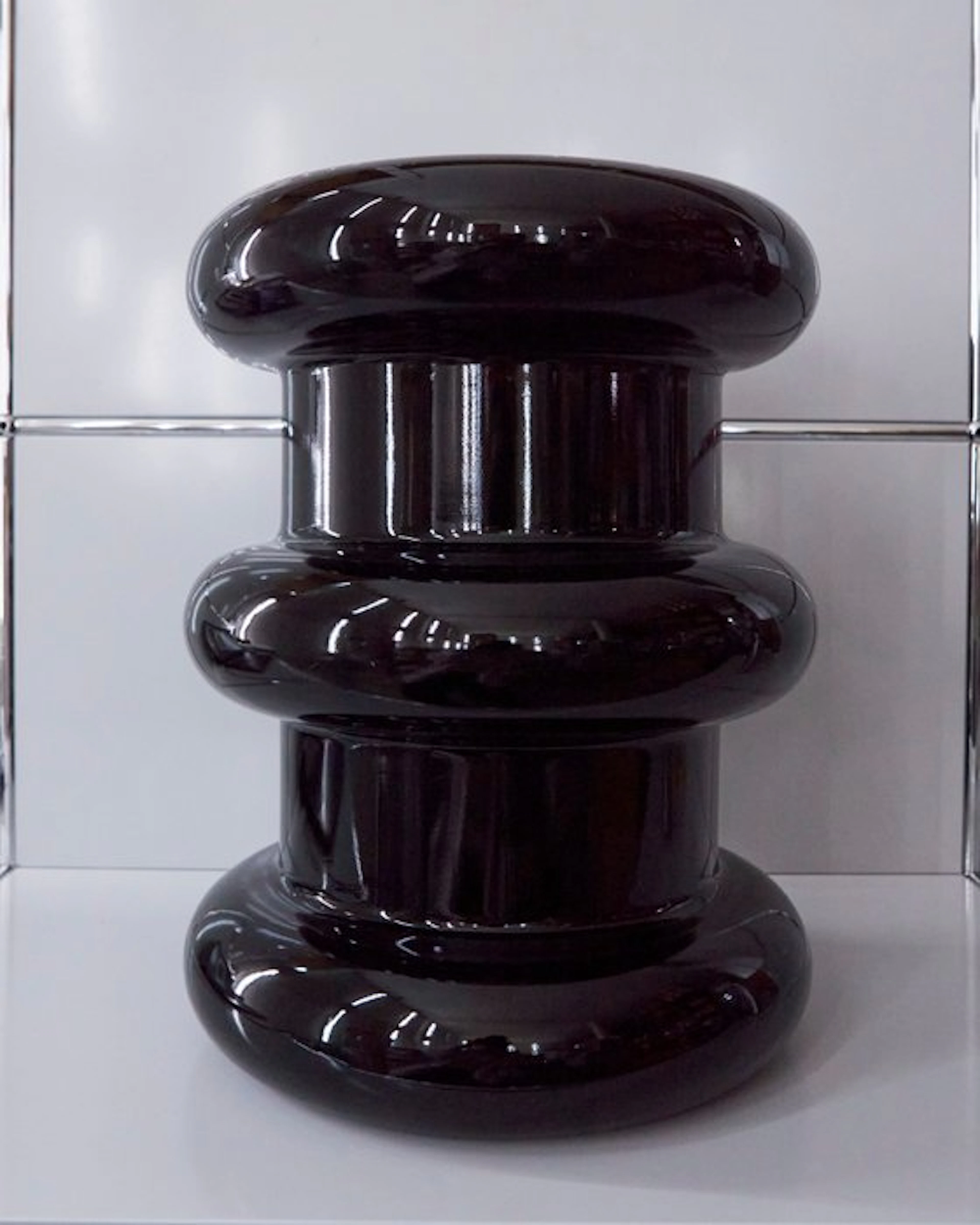 Kartell - Ettore Sottsass - Pilastro - Black - Stool - Plastic