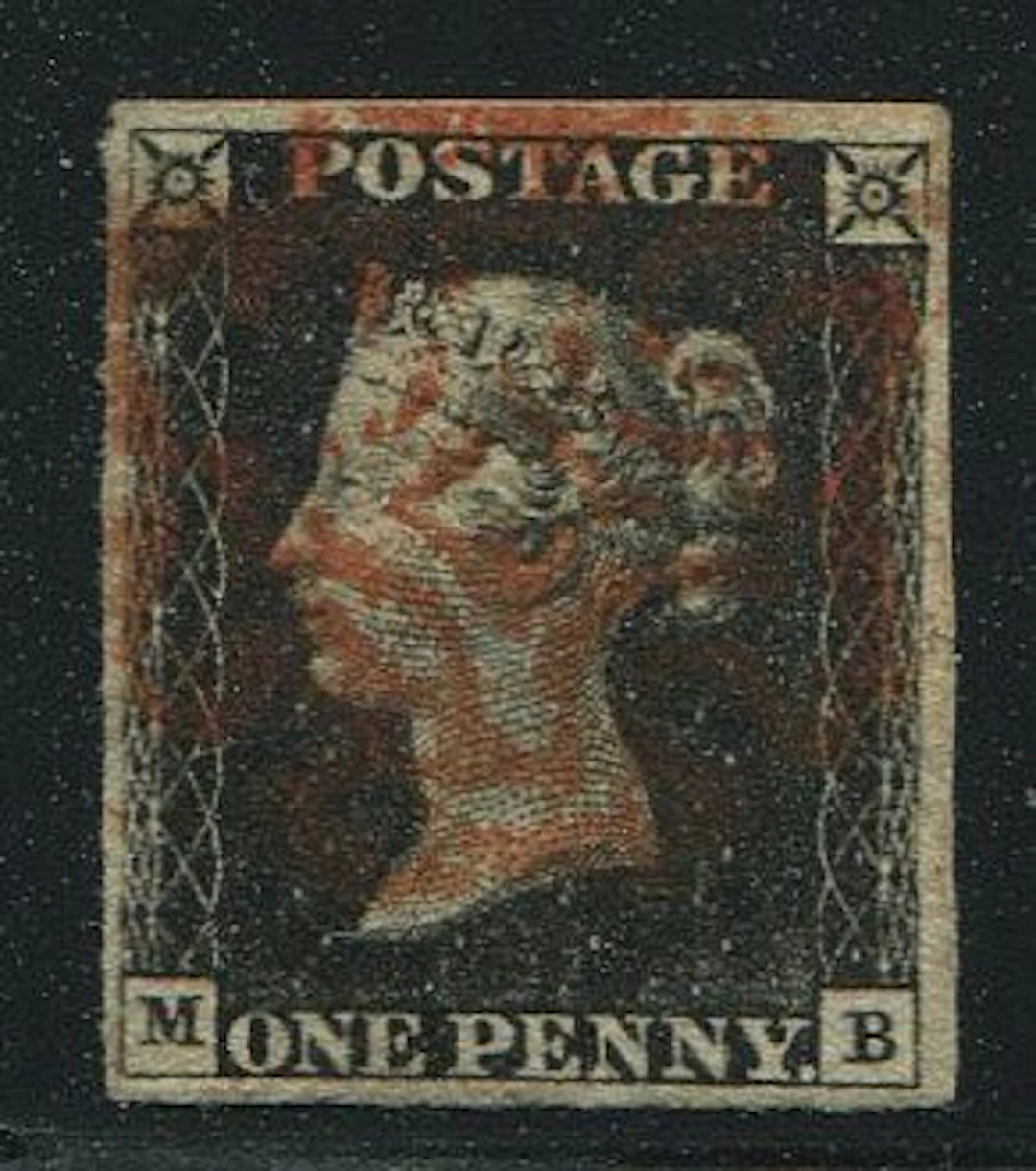 Great Britain 1840 - Penny Black - Stanley Gibbons nr 2