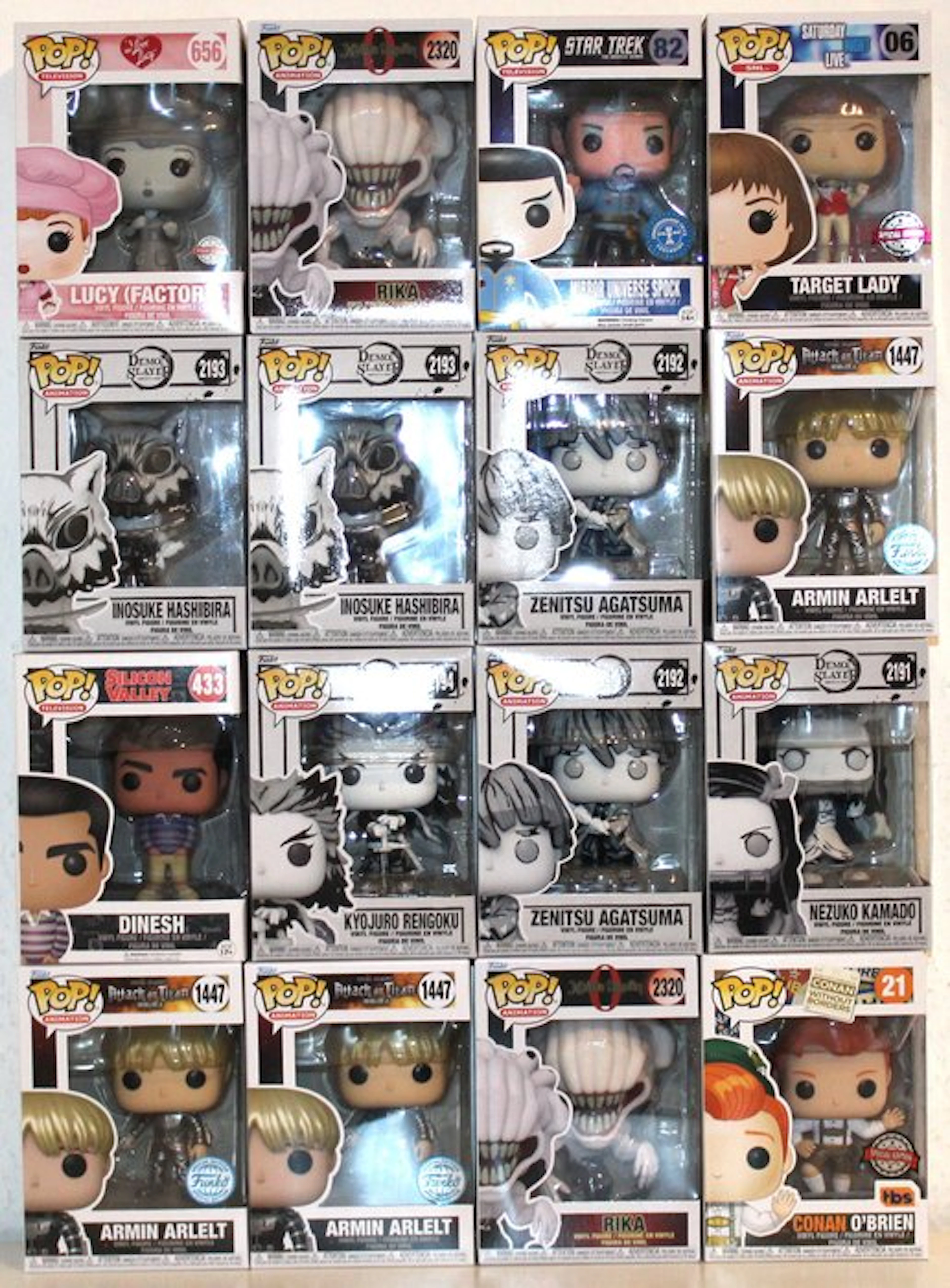 Funko - Funko Pop - Set (16) Demon Slayer