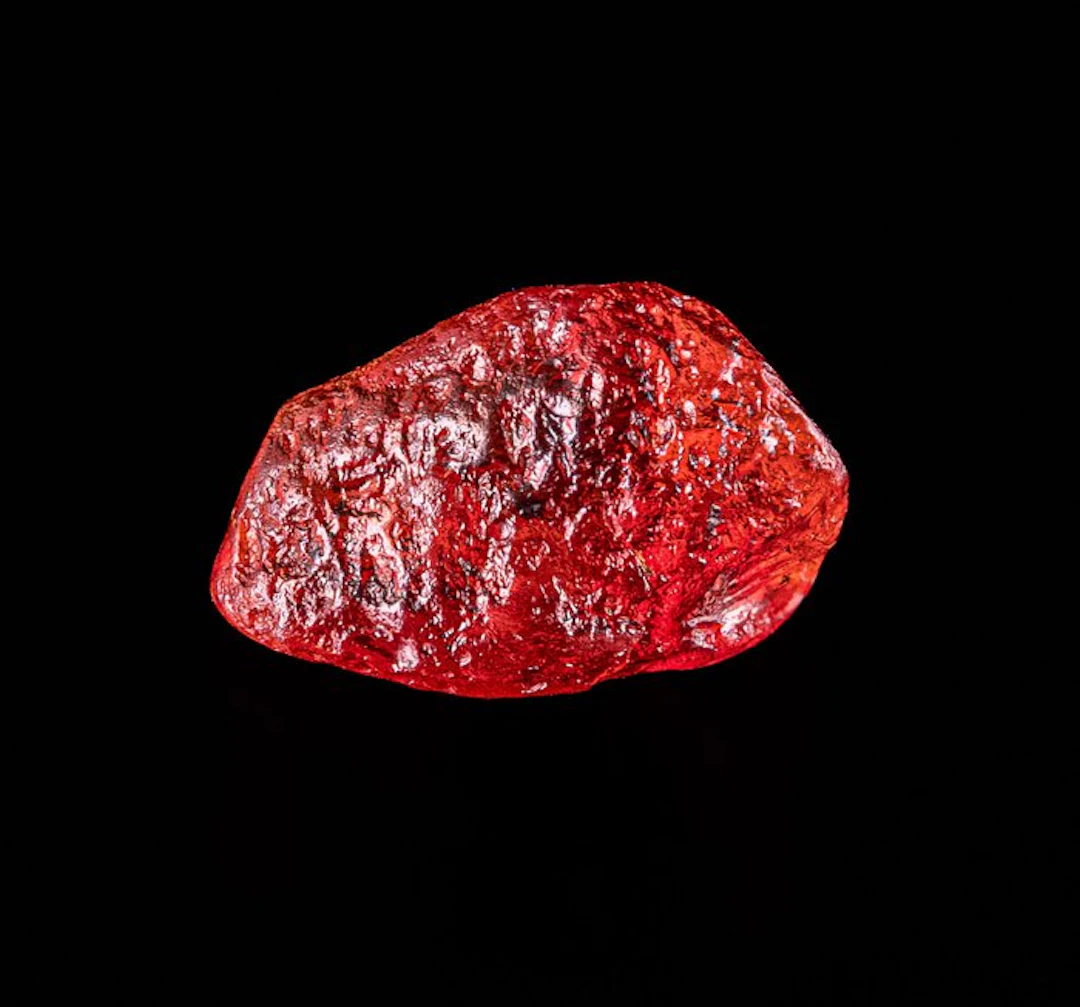 EXCEPTIONAL SAPPHIRE RED-ORANGE INTENSE - GEM QUALITY SRI...